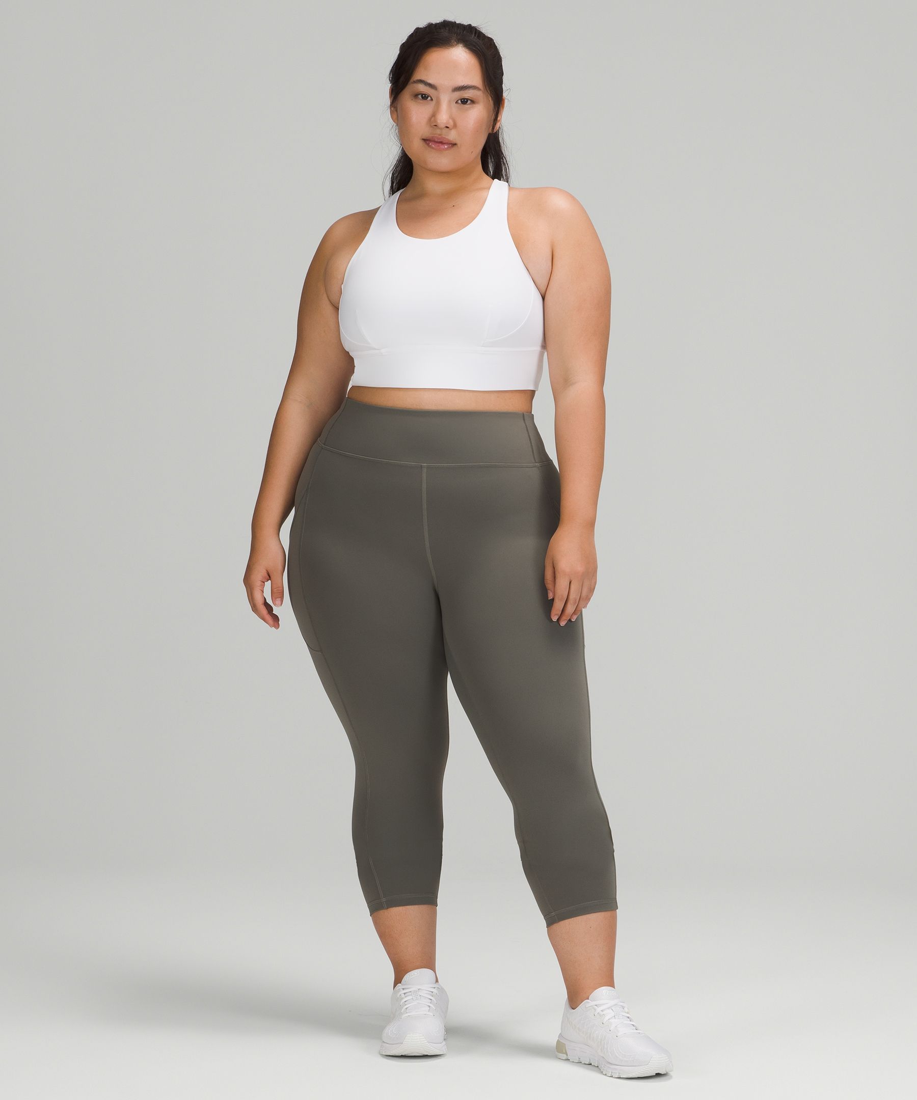 Lululemon Invigorate High-rise Crop 23 In Navy