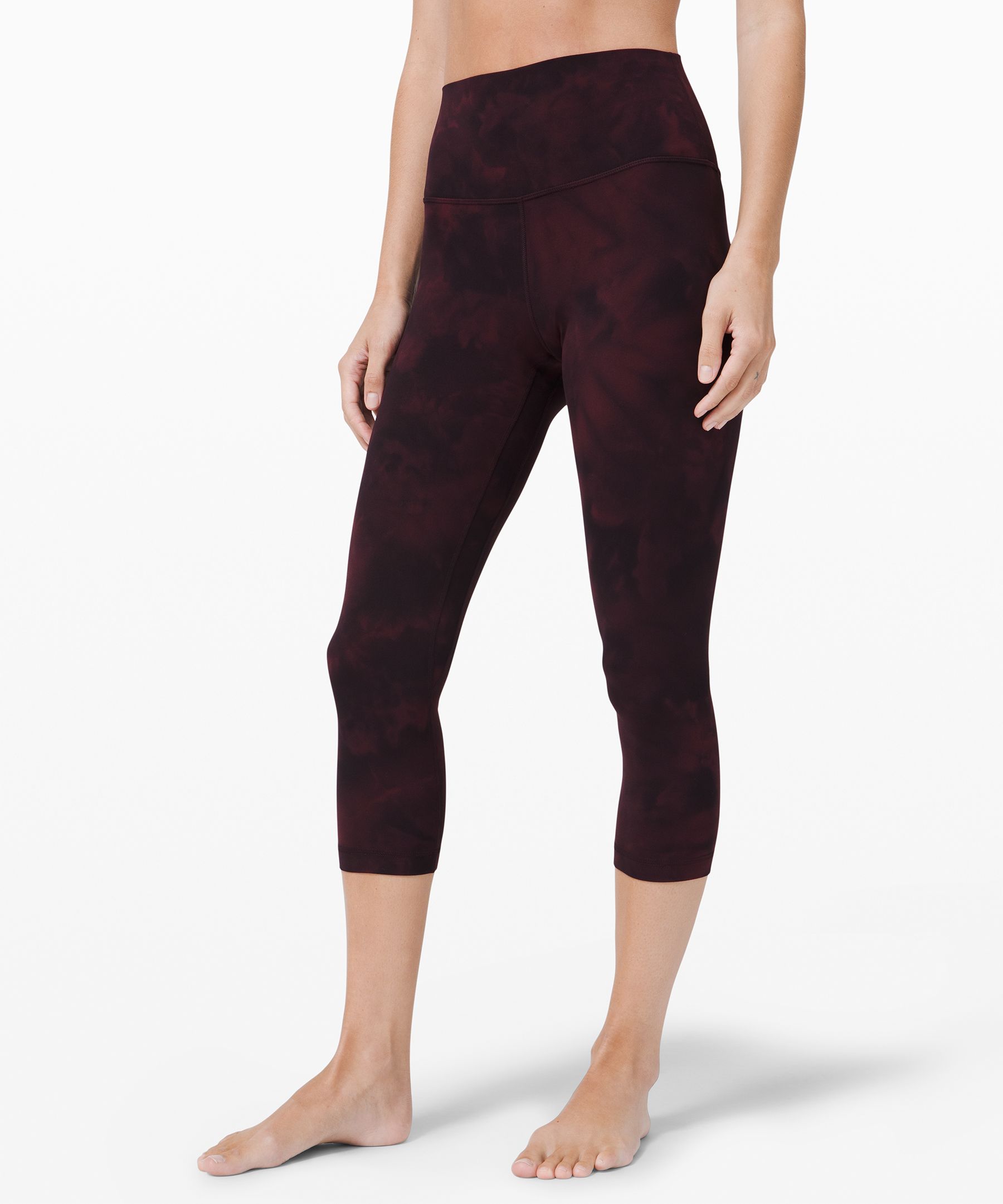 Lululemon Align™ Crop *21" In Burgundy