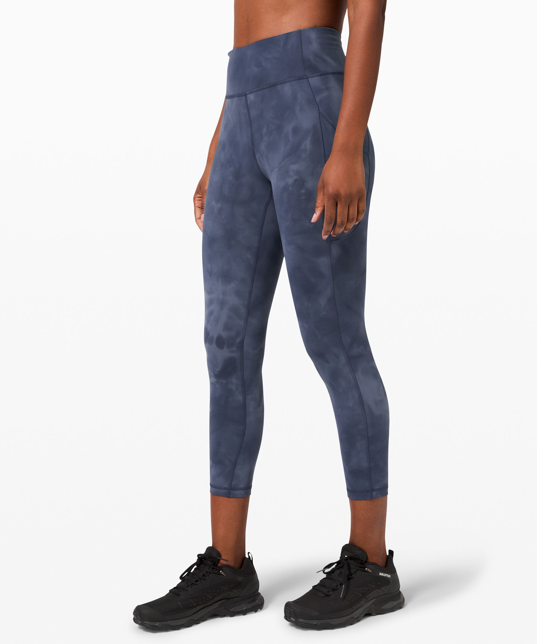 Lululemon Invigorate High-Rise Crop 23 - Smoked Spruce - lulu fanatics