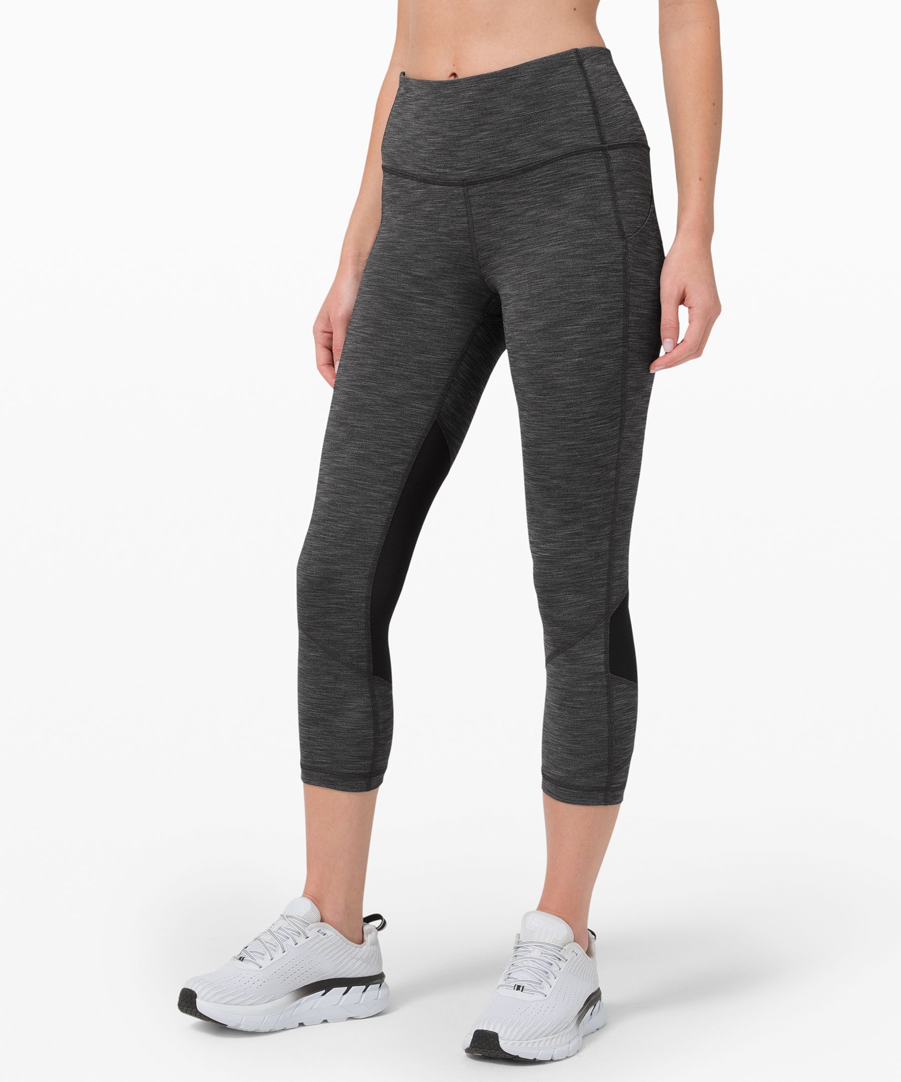 Lululemon Pace Rival High-Rise Crop 22 Incognito Camo Multi Grey