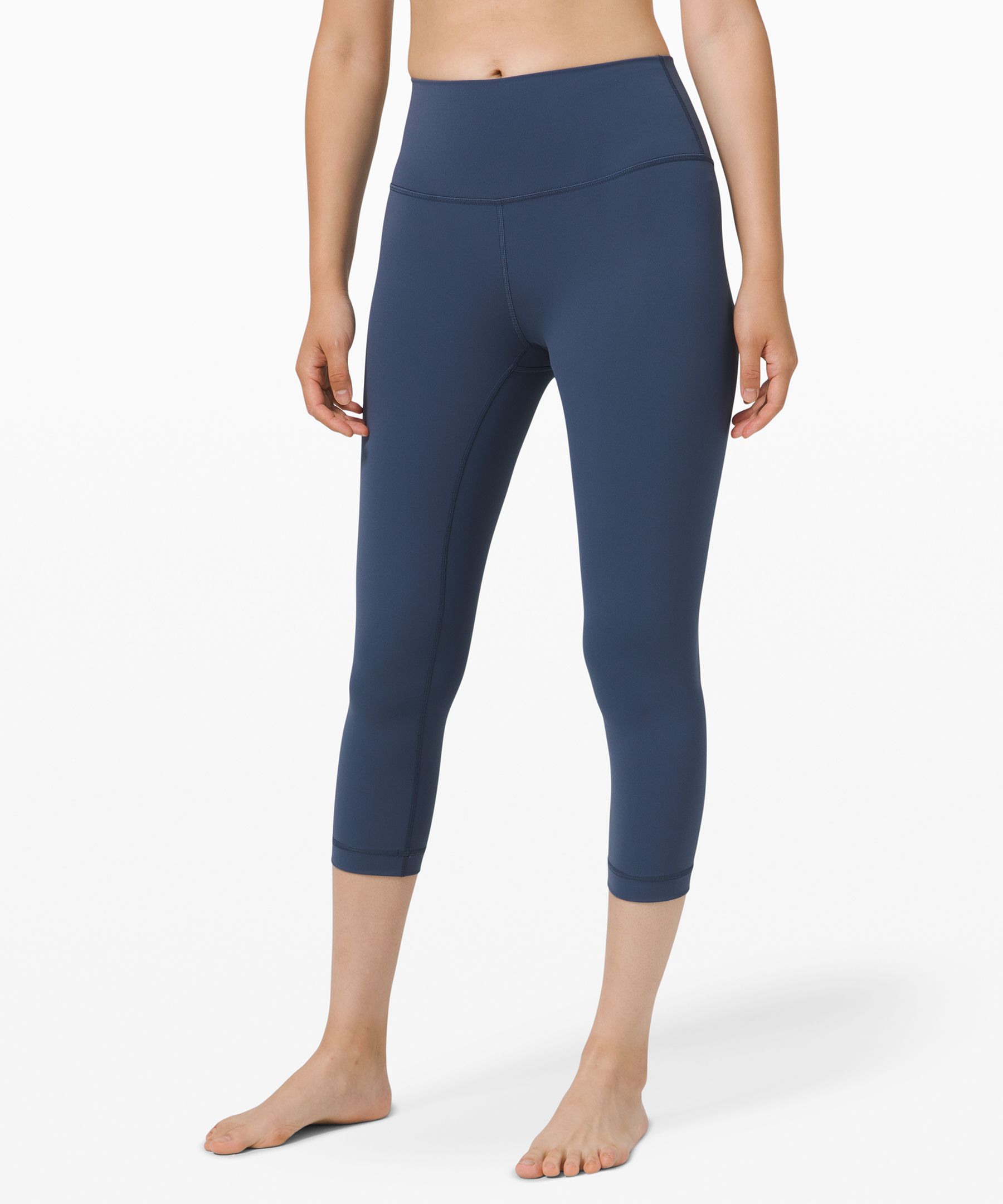 Lululemon Wunder Under Crop Mid-rise *full-on Luxtreme Online Only 21 In  Green