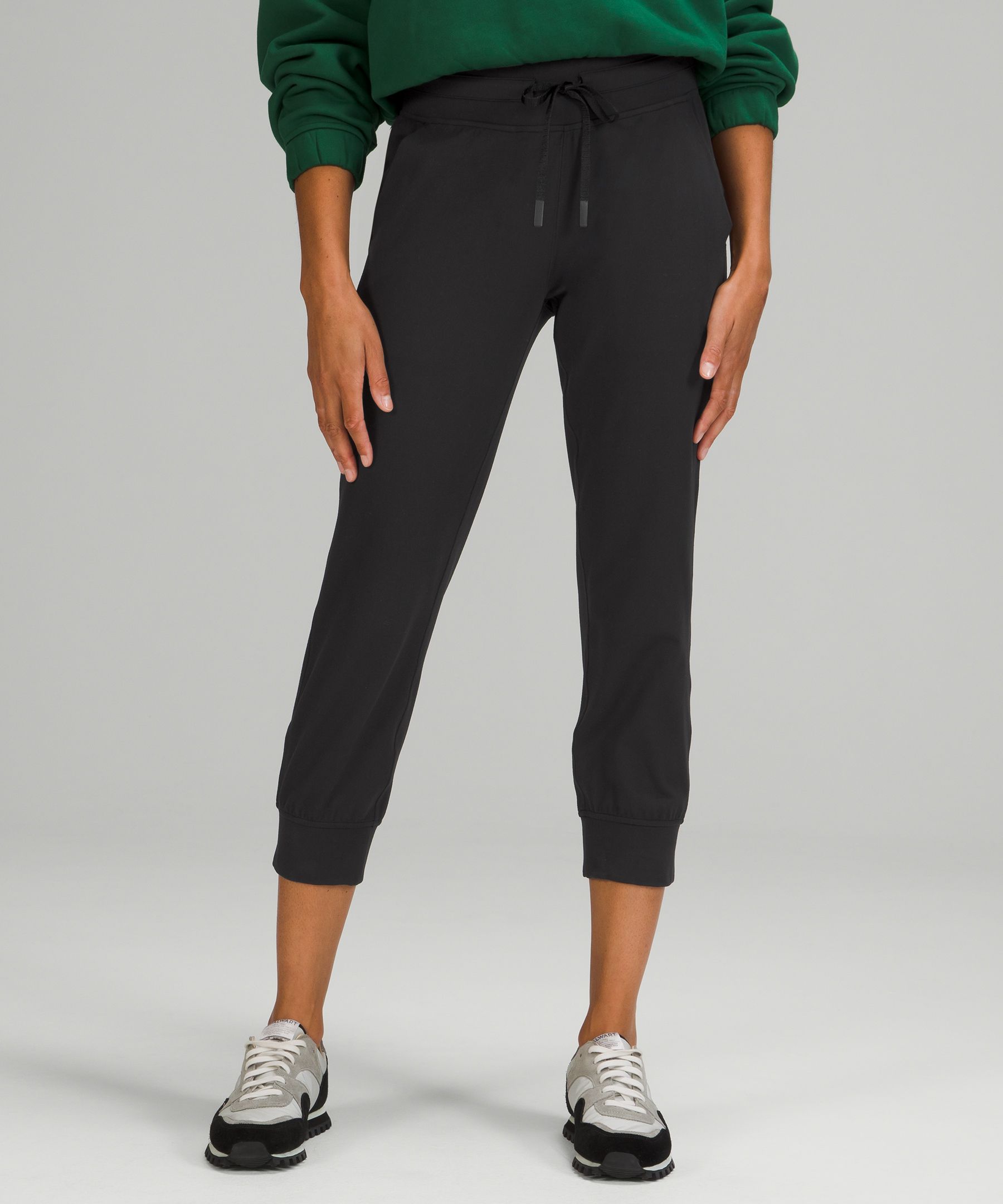 Lululemon Ready To Rulu High-rise Cropped Joggers In Black