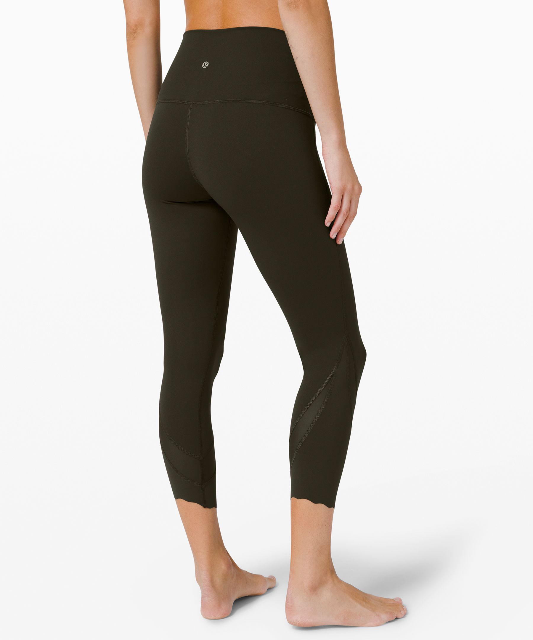 Lululemon Wunder Under High-Rise Crop 23 Yoga Leggings (Black