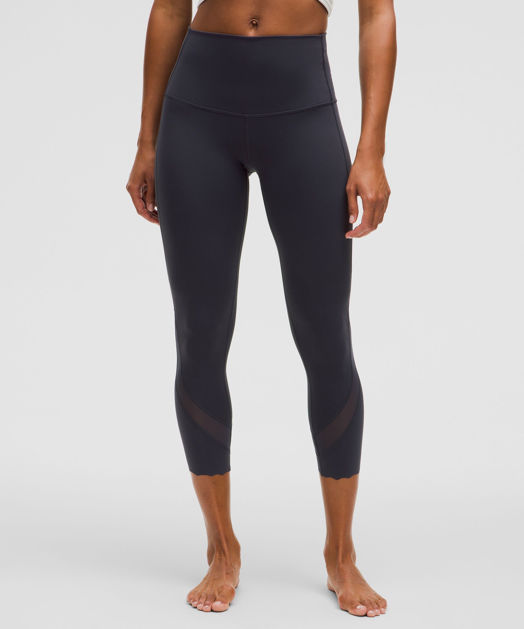 Wunder Under Scalloped Hem High Rise Crop 23 Lululemon EU