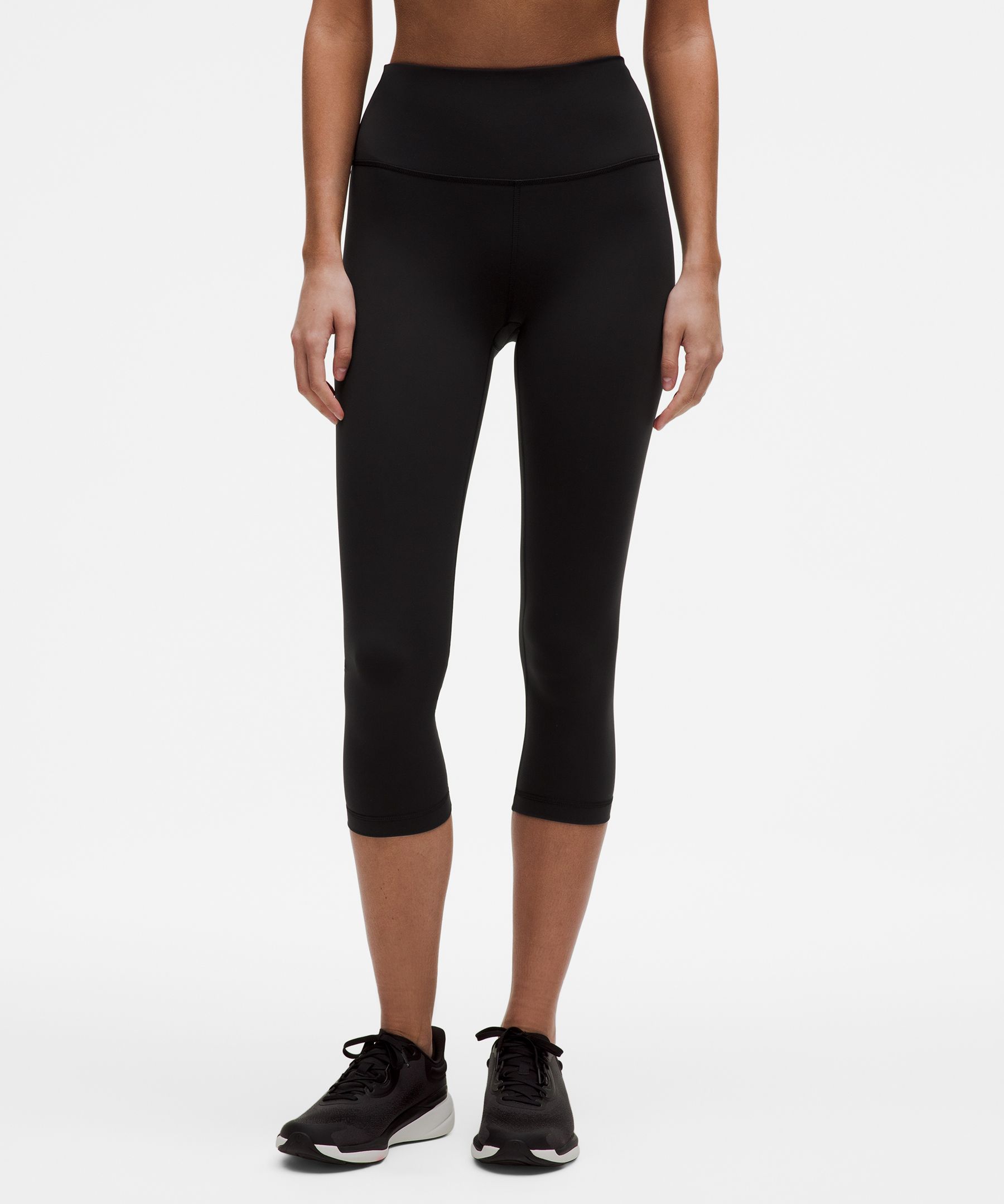 Lululemon Wunder Train High-rise Crop 21 In Black