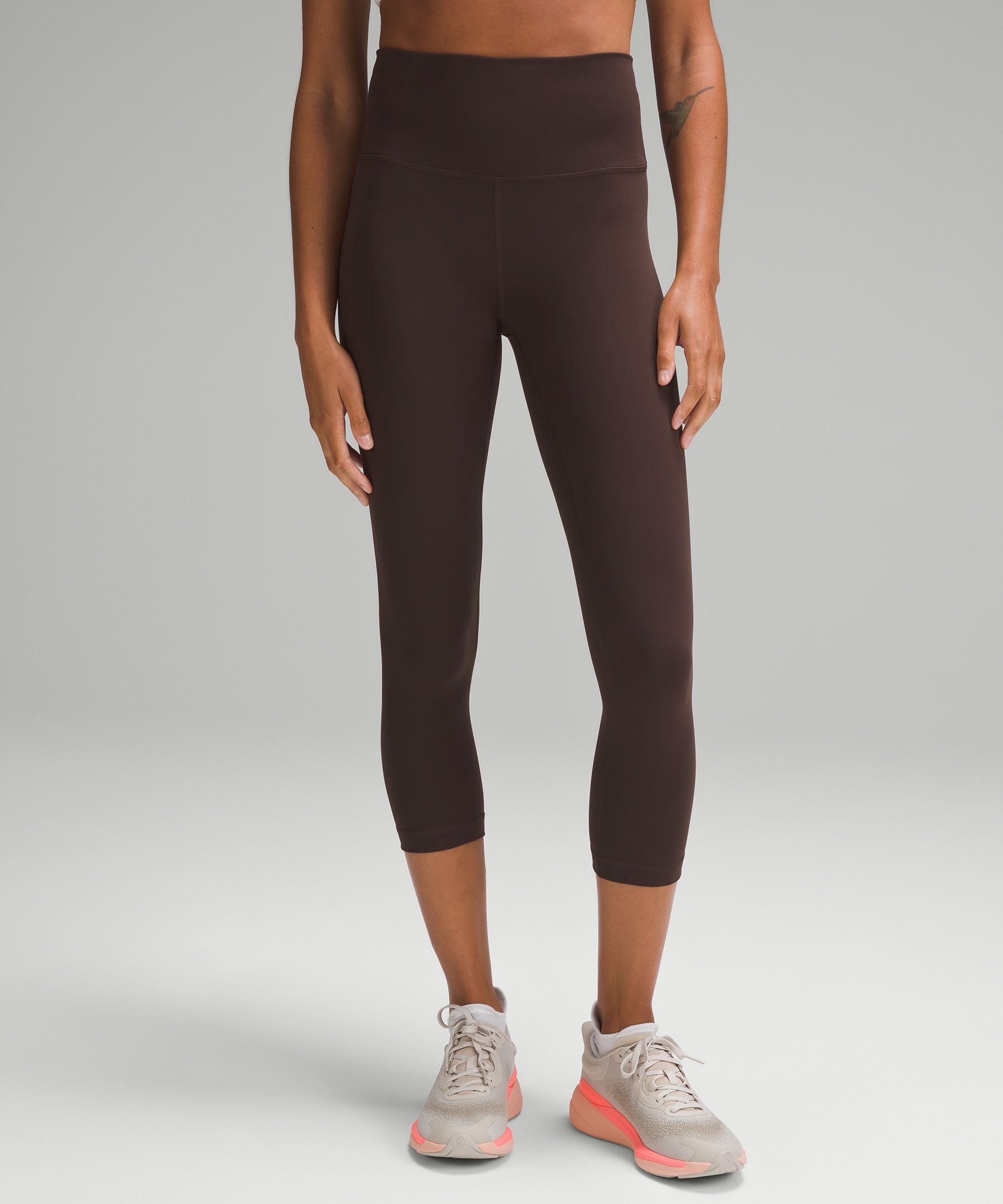 Lululemon Wunder Under Crop (Hi-Rise) (21) - Iced Wave Capri Black - lulu  fanatics