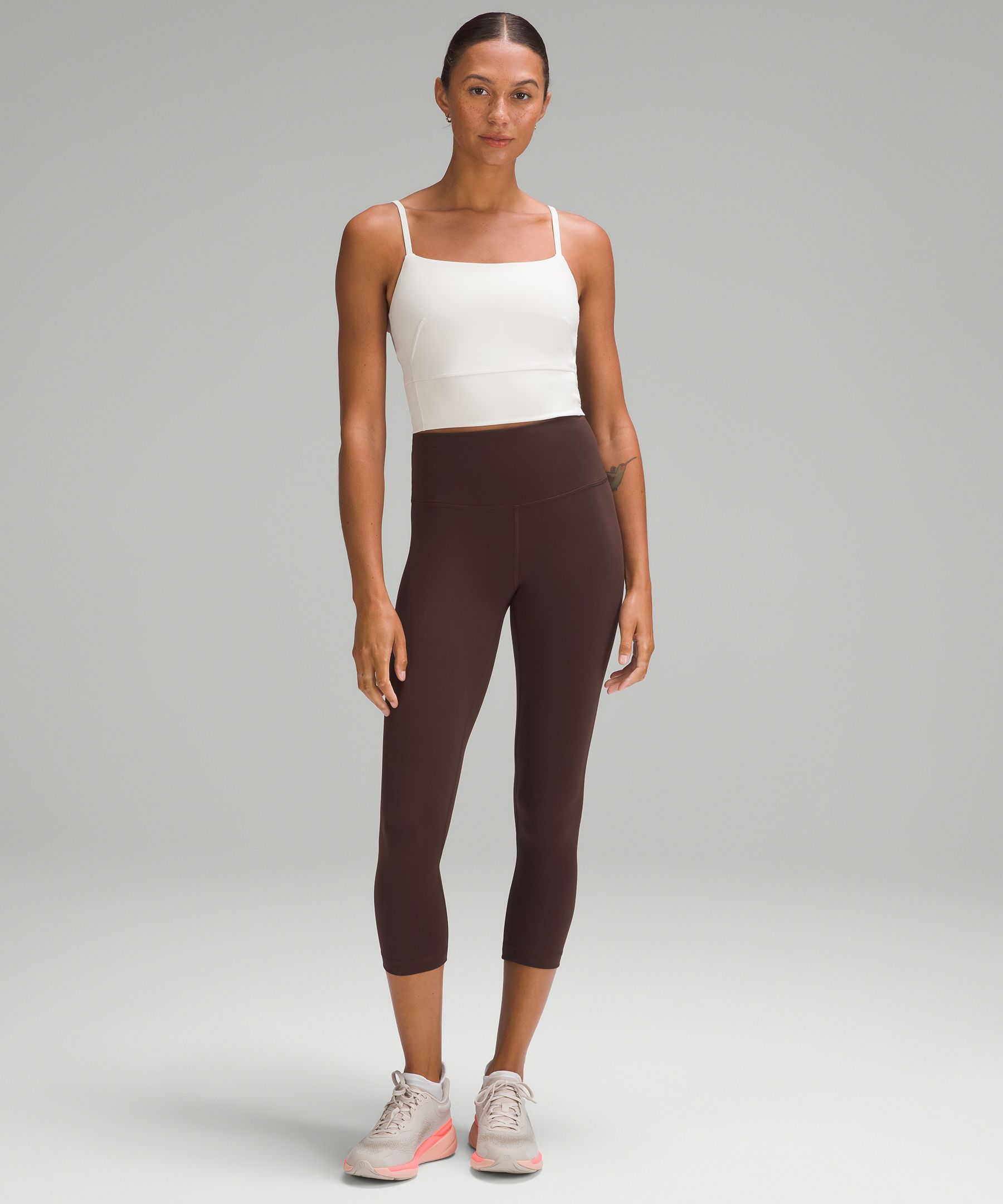 Lululemon Wunder Under Crop High-Rise *Spray 21 - Washed Asphalt Grey -  lulu fanatics