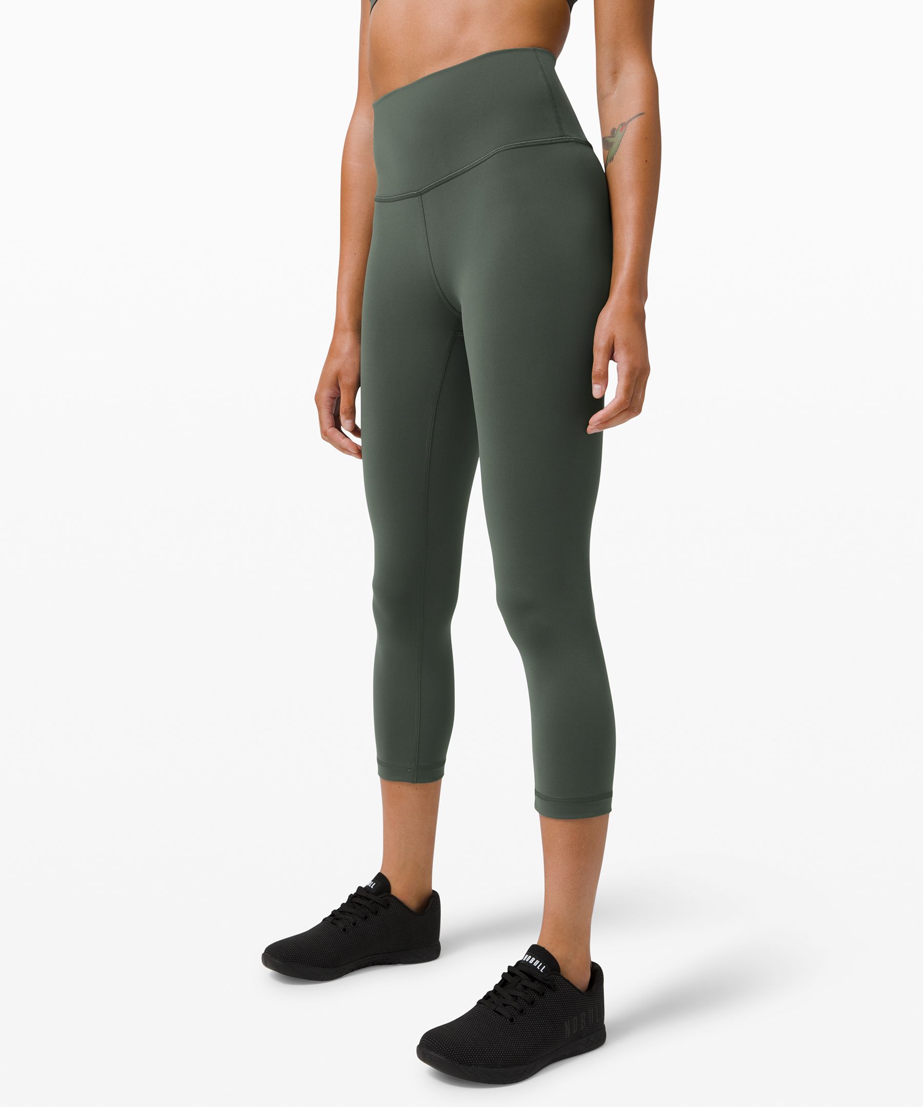 Lululemon Wunder Train High-Rise Crop 21 - Velvet Dust - lulu