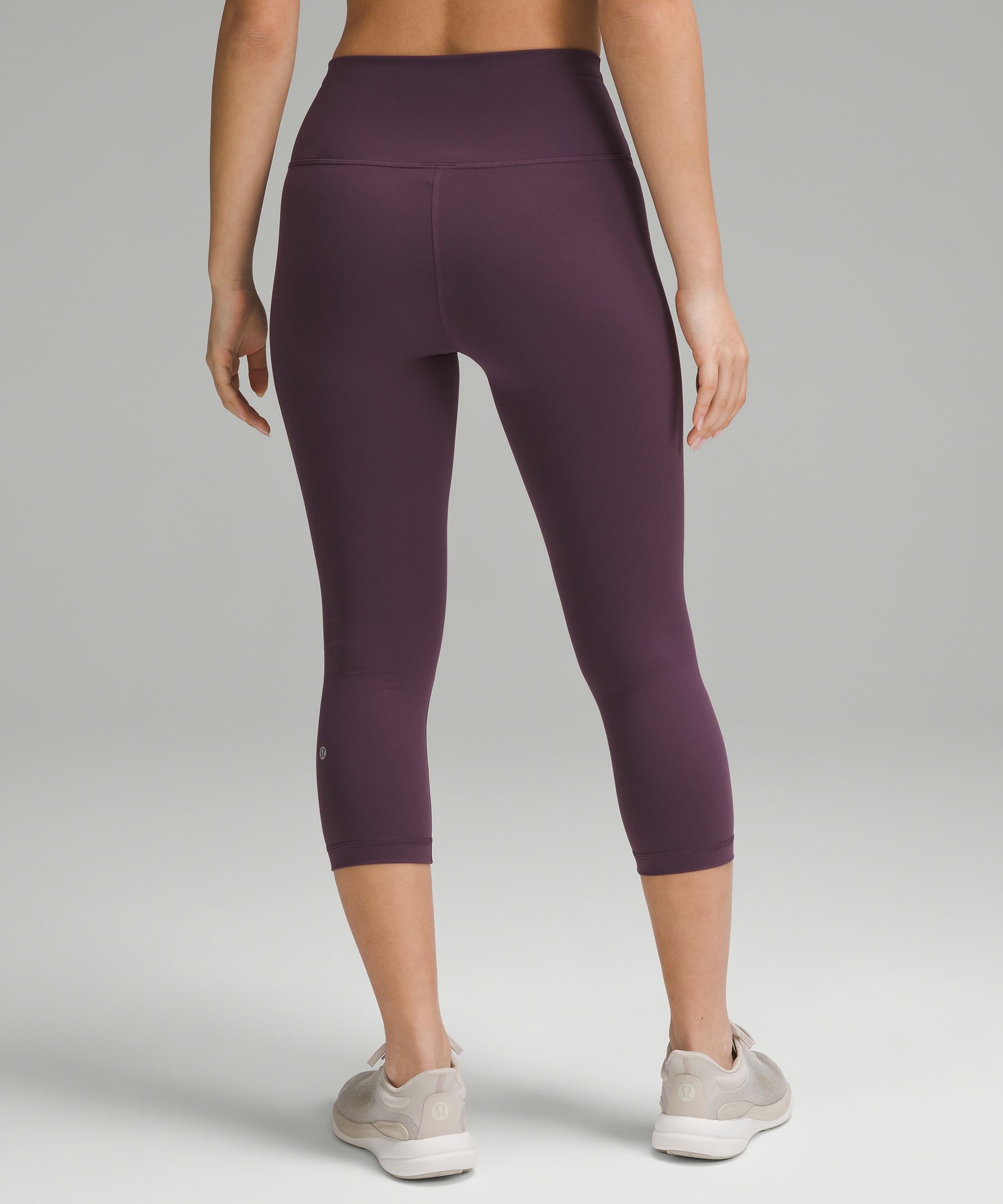 Lululemon Align Crop *21 In Grape Leaf