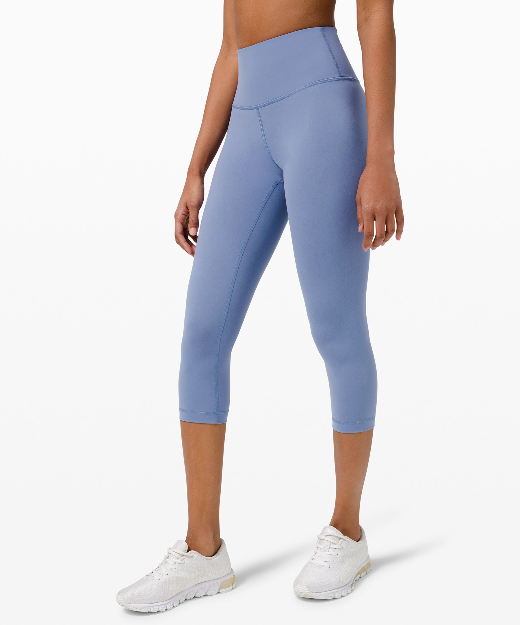 Lululemon Wunder Train High-rise Crop 21" In Blue