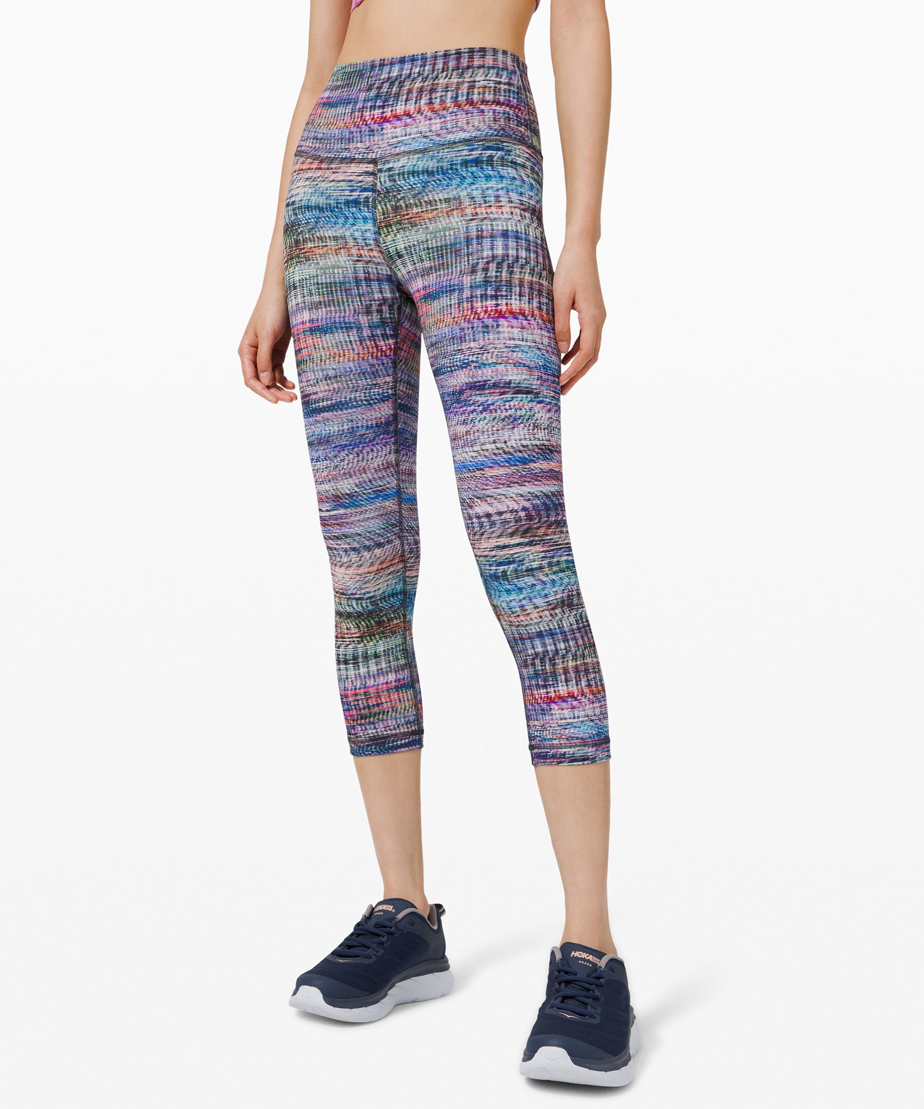 Lululemon Pace Rival High-rise Crop 22 *no Zip In Printed