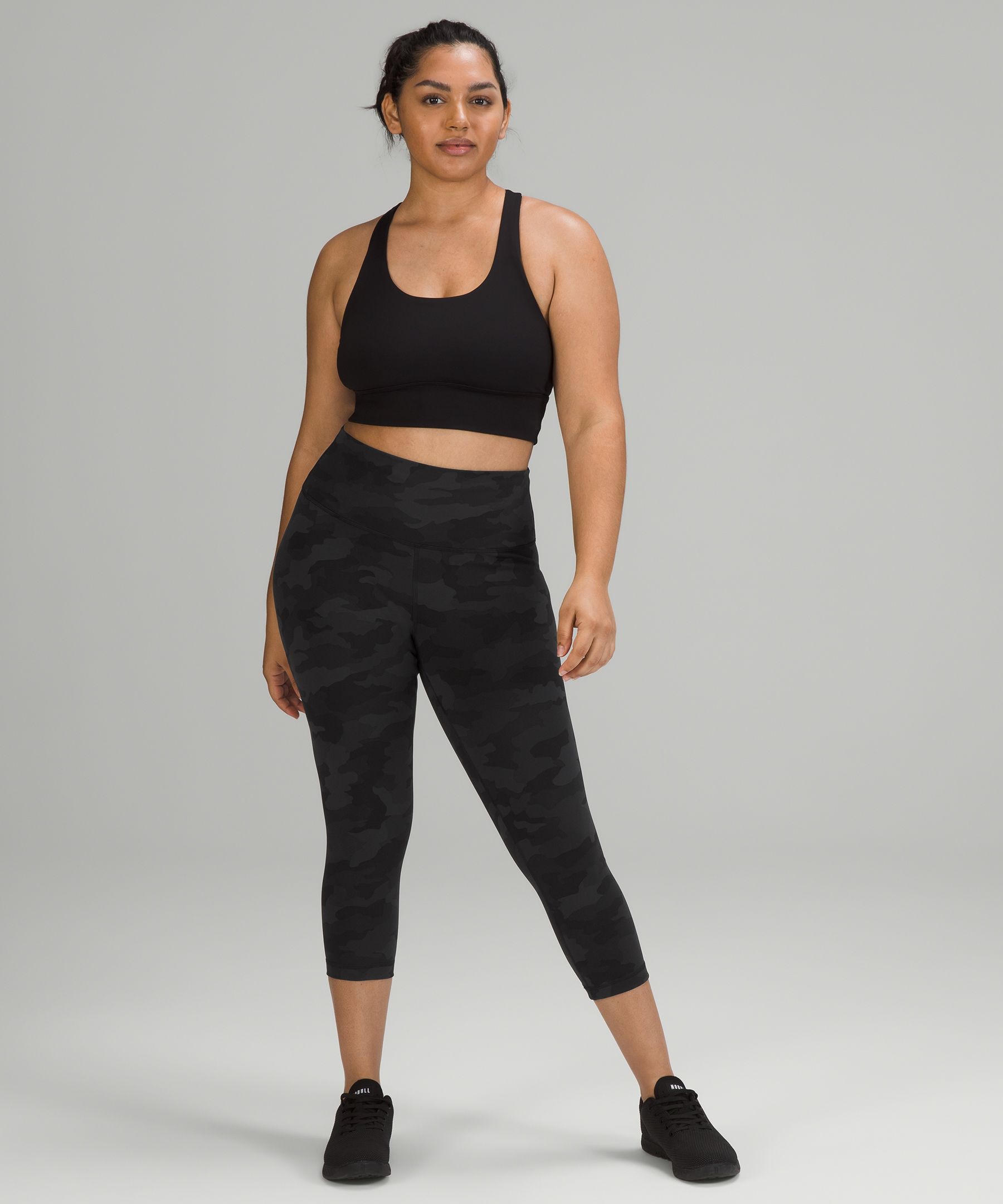 Lululemon Wunder Train High-rise Crop 21 In Black