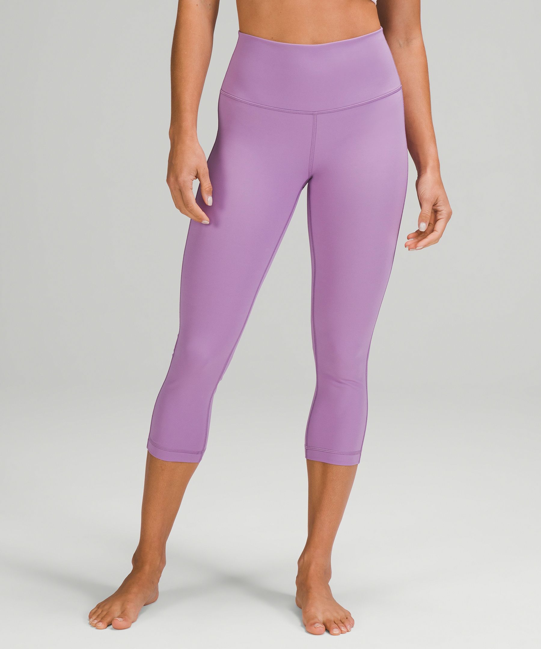 Lululemon Wunder Under High-rise Crop 21" Full-on Luxtreme In Wisteria Purple