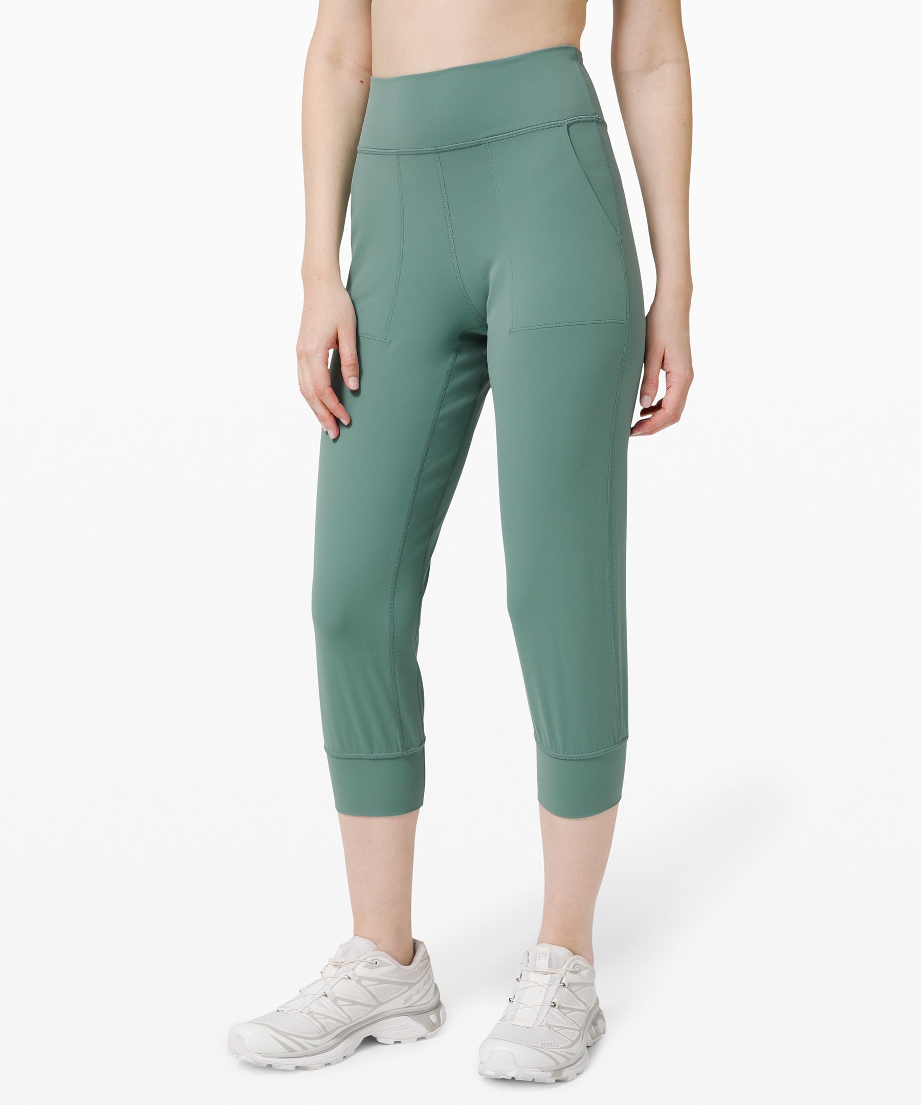 Lululemon Align™ High-rise Cropped Joggers In Grey Sage