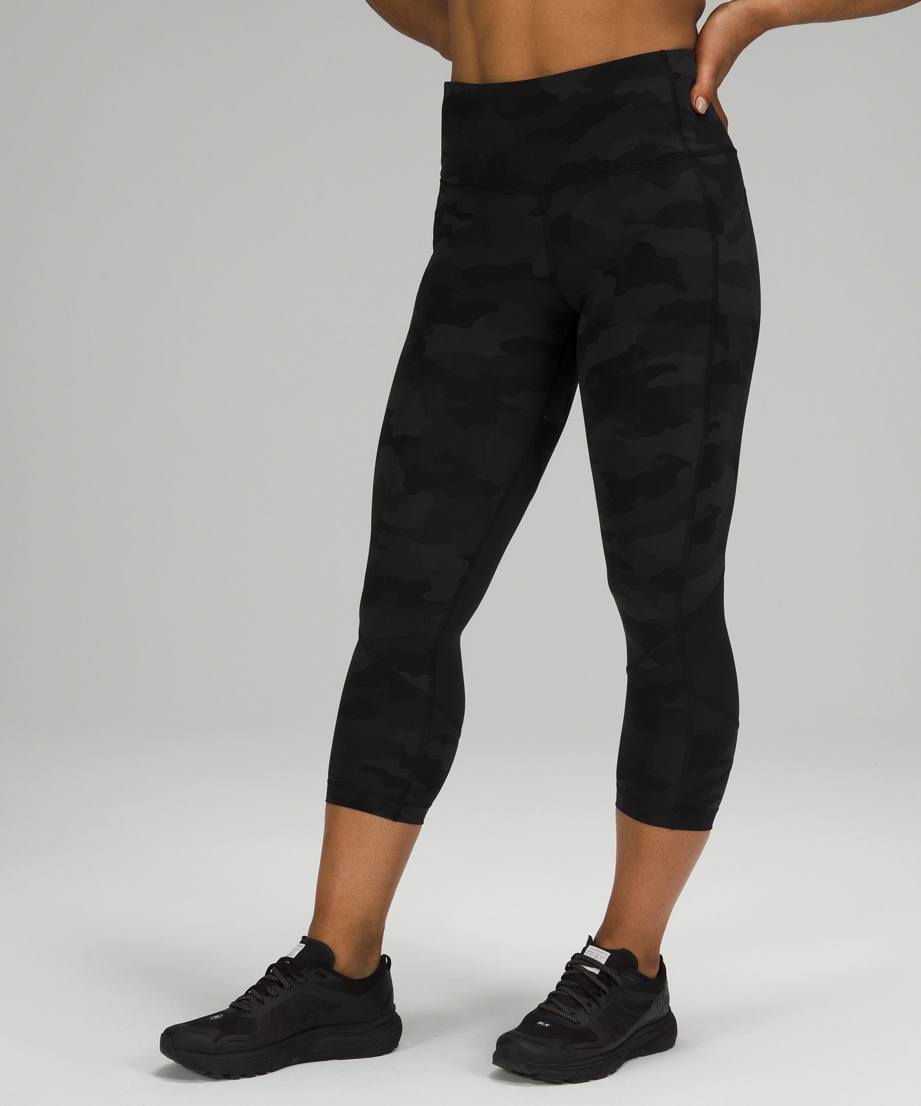 Lululemon Pace Rival Mid-rise Crop 22” In Nocturnal Teal