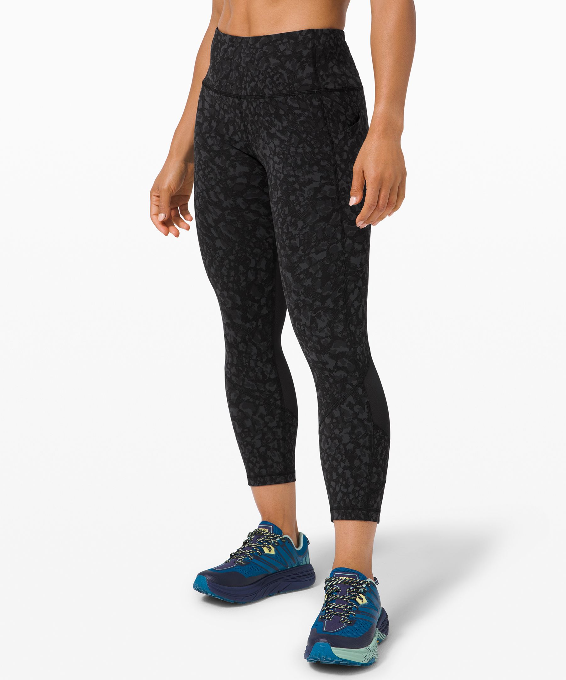 Lululemon Pace Rival High-rise Crop 22 In Black