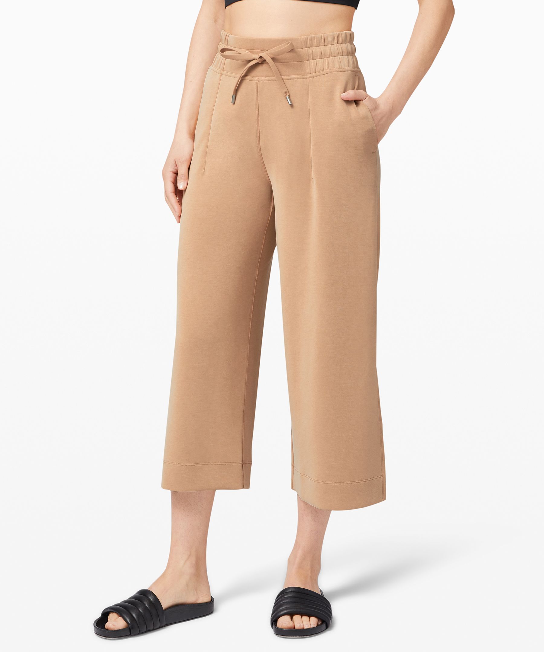 Lululemon Pants Womens Size 0 Gray Soft Ambitions High Rise Crop