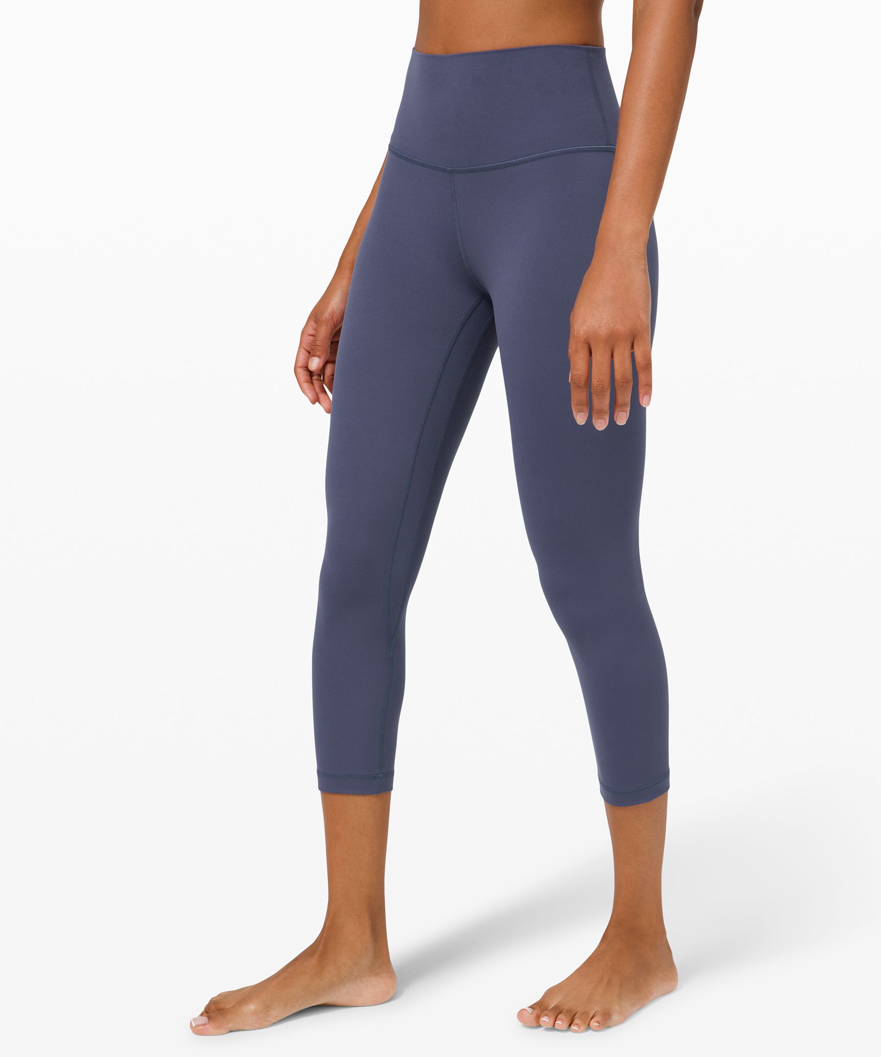 Lululemon Align Crop *21 In Wee Are From Space Greyvy Persian