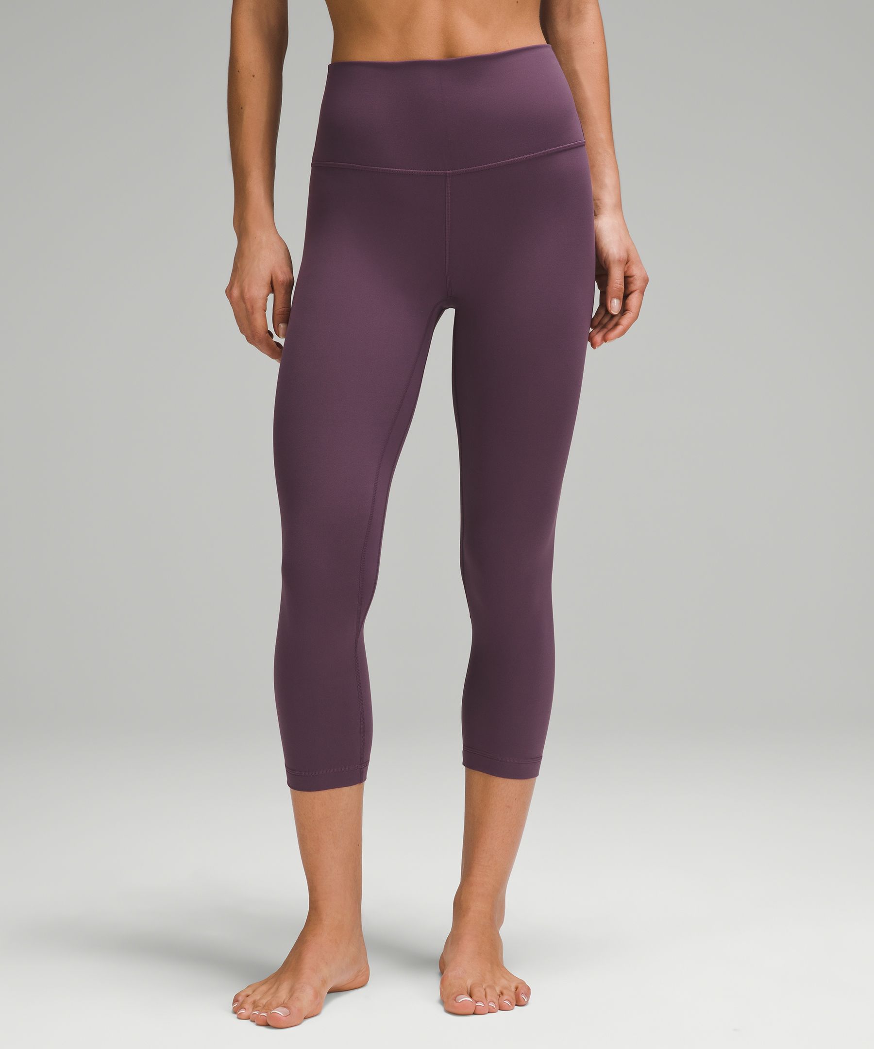 Lululemon Wunder Under Crop *Ribbed 23 - Black - lulu fanatics