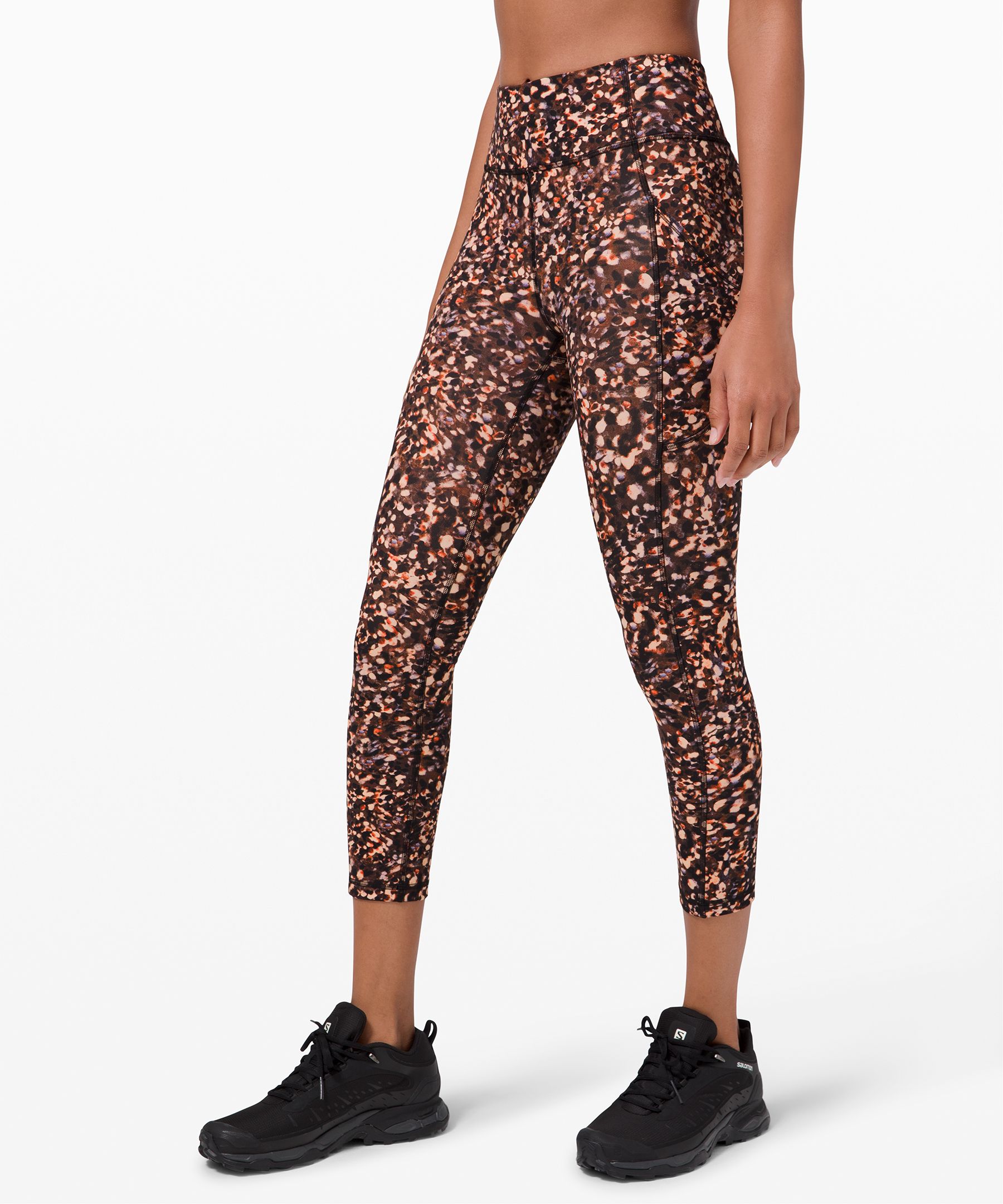 Lululemon Invigorate High-rise Crop 23" In Printed