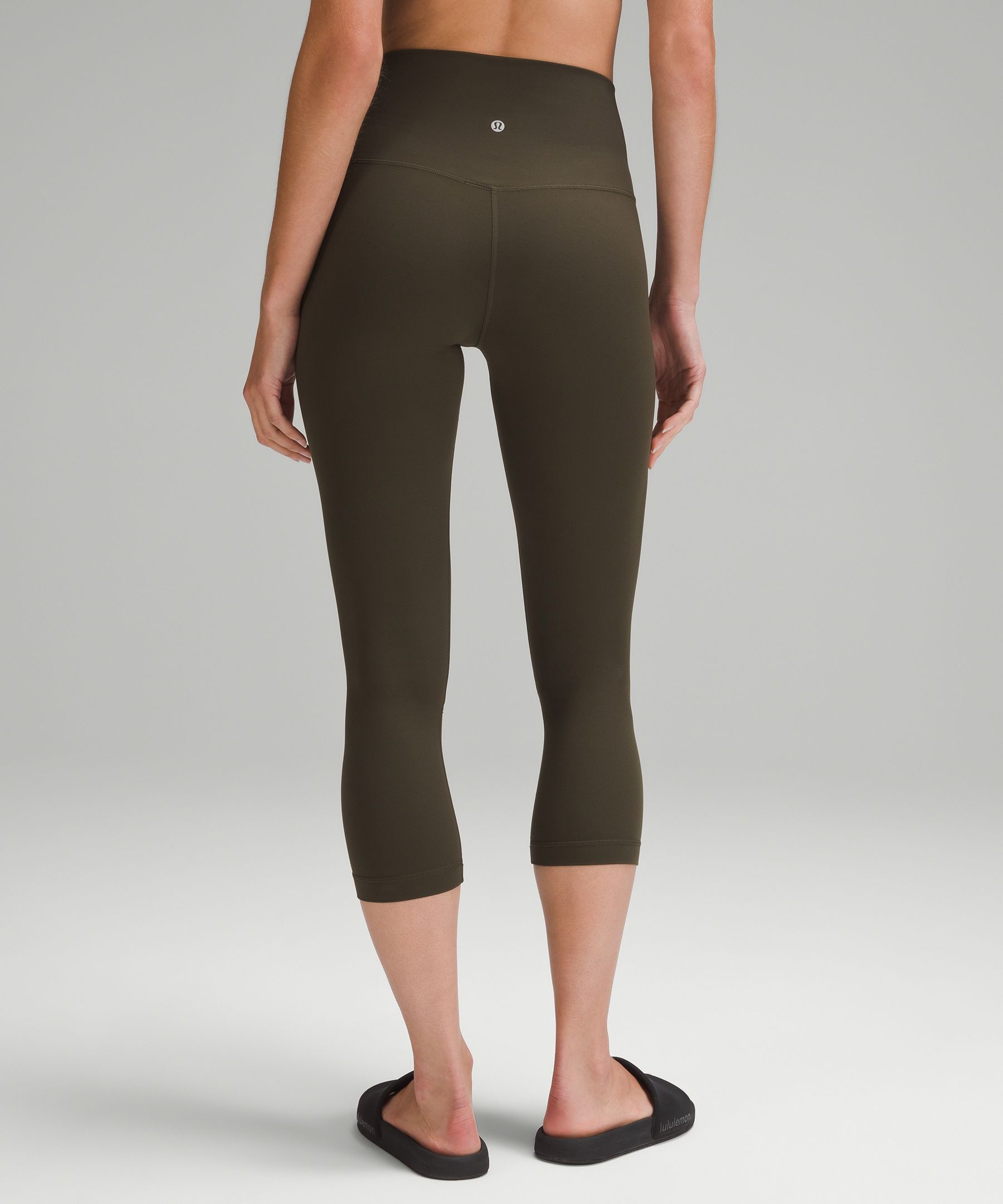 Lululemon Women's Align Crop 21” Leggings MELN LW6AS8S Melanite