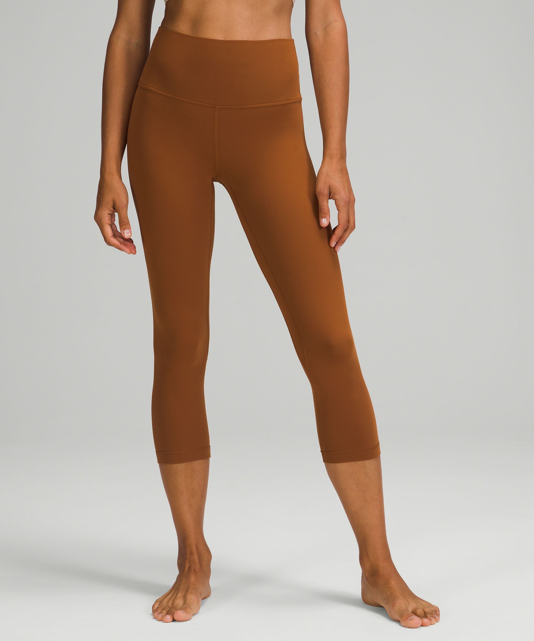 Lululemon Align™ High-rise Crop 21" In Copper Brown