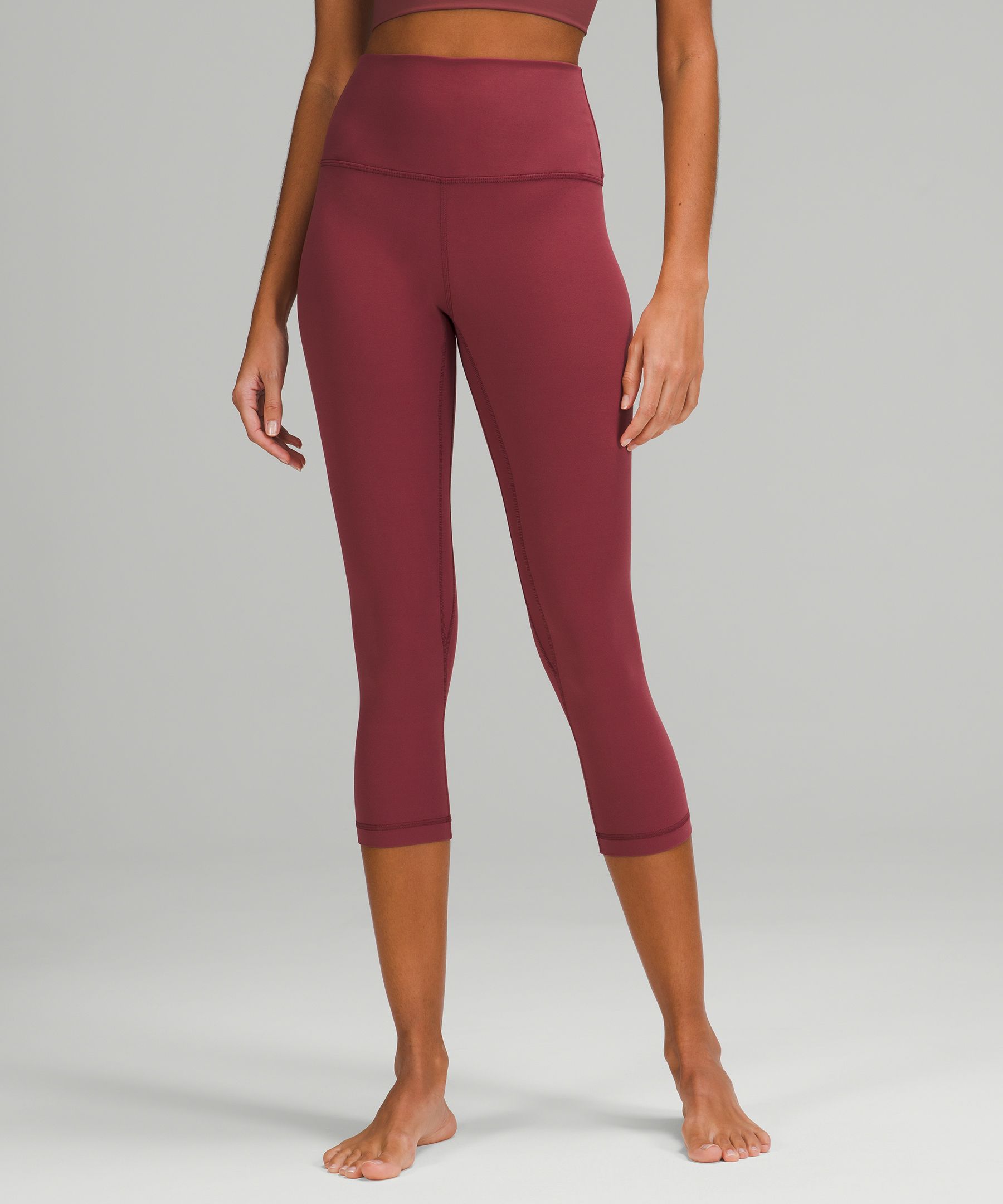 Lululemon Align™ High-rise Crop 21" In Mulled Wine