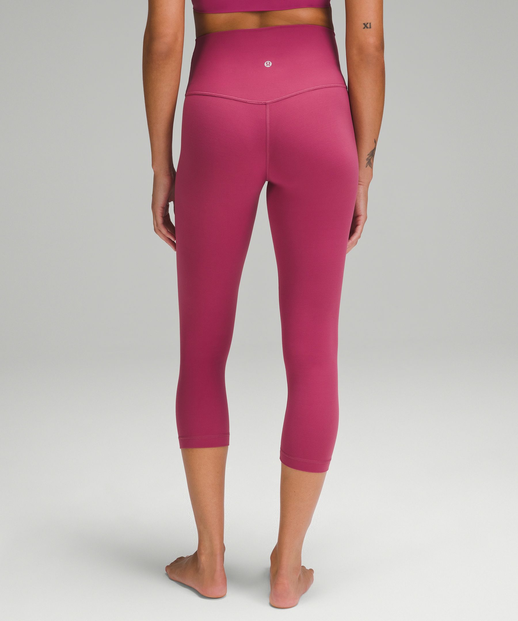 Lululemon Align Crop 21 In Night Diver