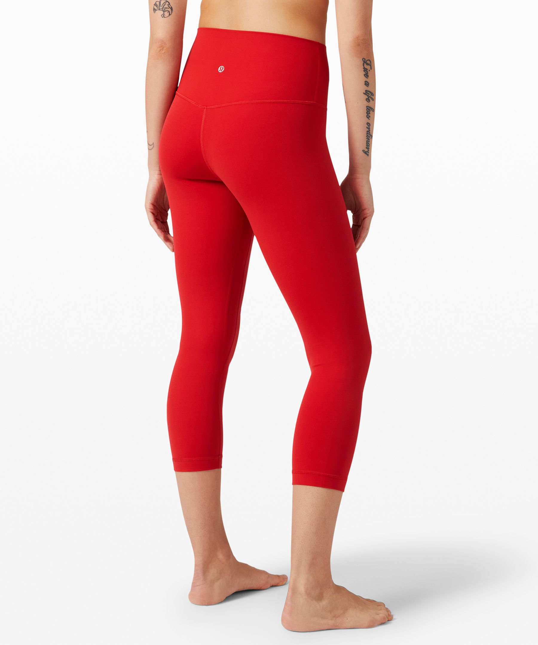 Lululemon Swift Speed High-rise Crop 21 In Dark Red