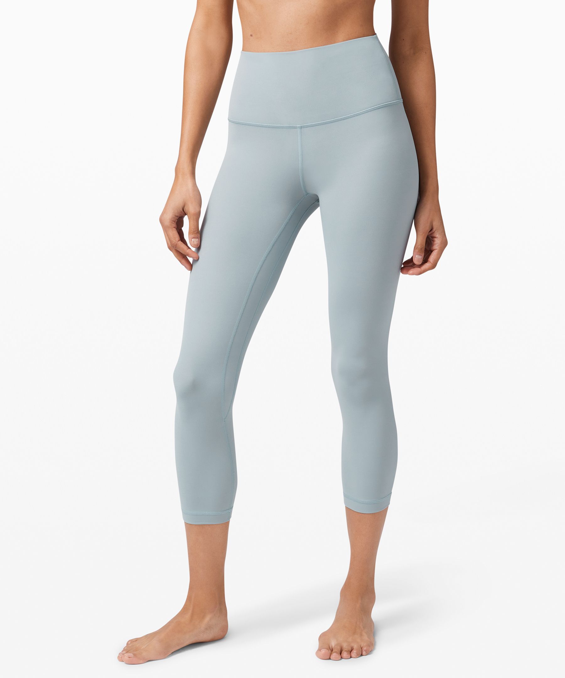 Lululemon Align Crop *21 In Wee Are From Space Greyvy Persian