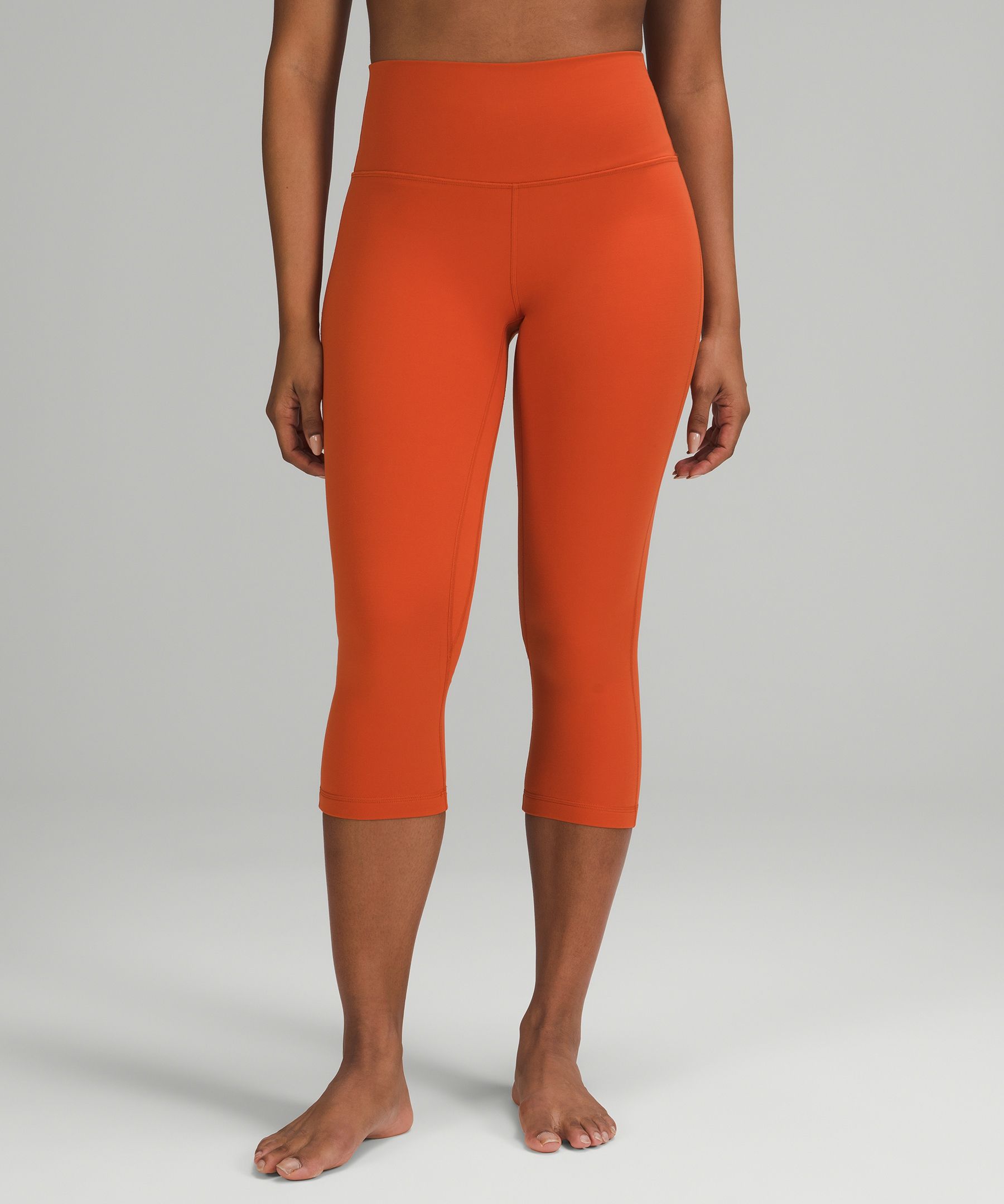 Lululemon Align™ High-rise Crop 21" In Canyon Orange