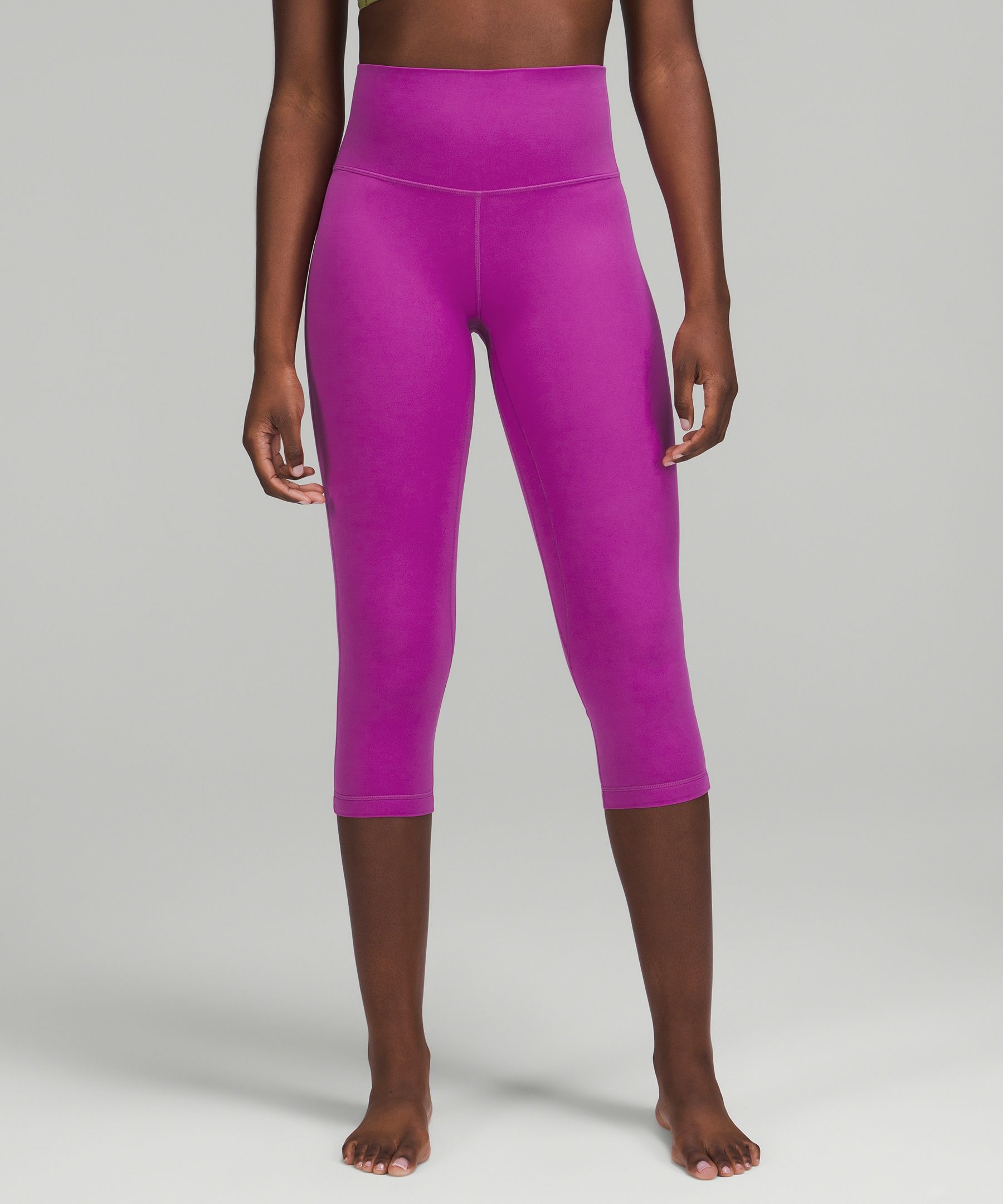 Lululemon Wunder Train High-Rise Crop 21 - Velvet Dust - lulu