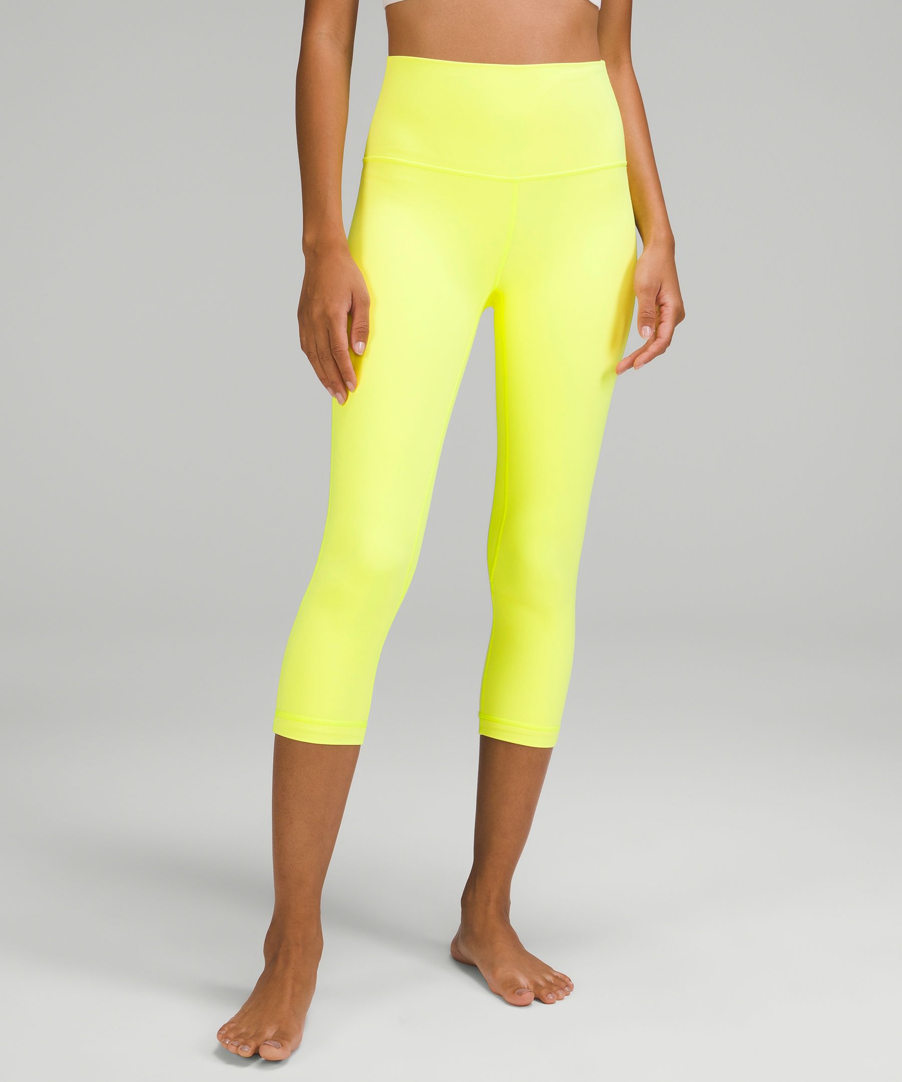 Neon yellow outlet leggings