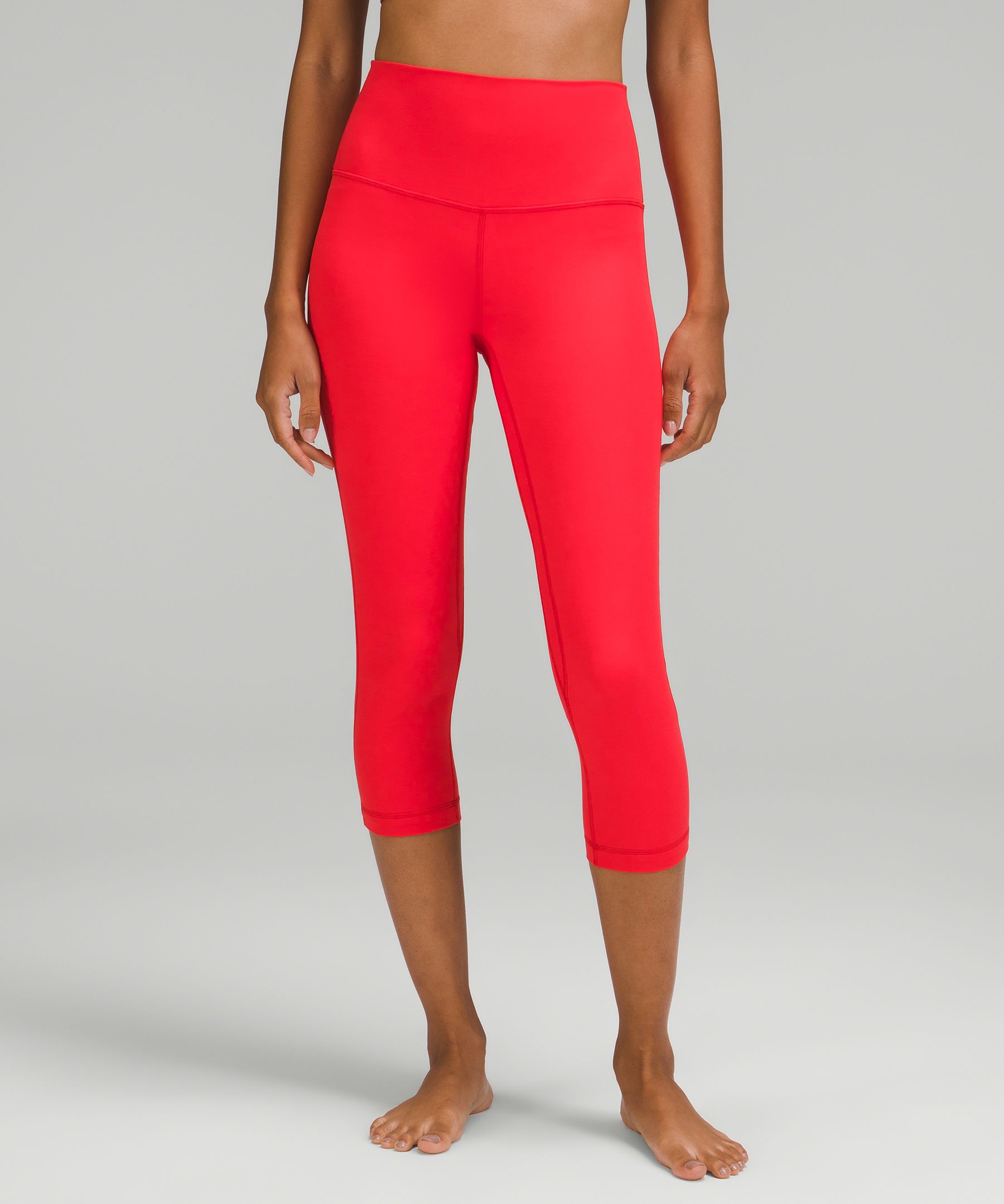 Lululemon Align™ High-rise Crop 21" In Love Red