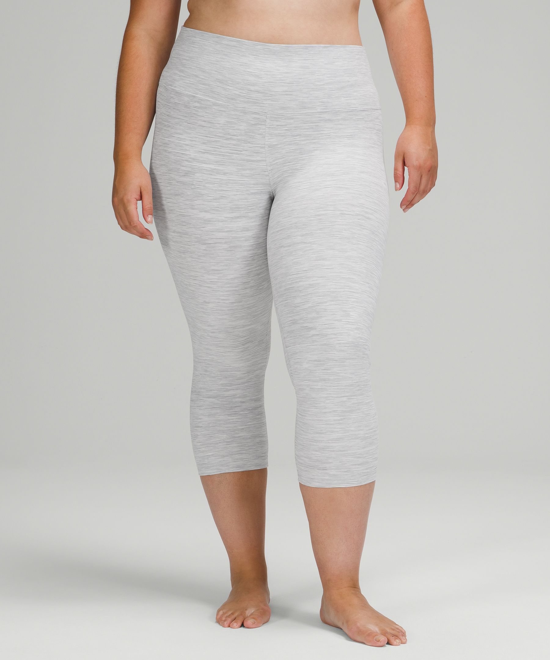 Lululemon Align™ High-rise Crop 21" In Wee Are From Space Nimbus Battleship