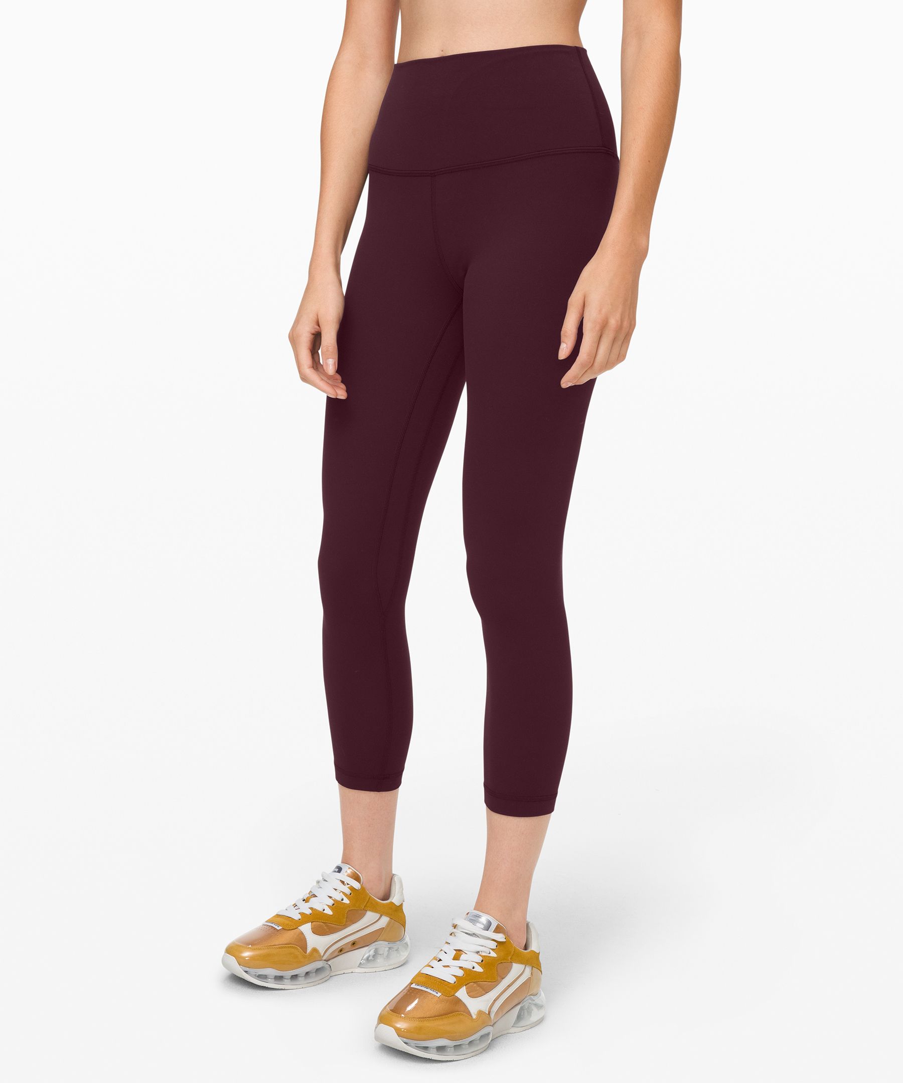 Lululemon Align™ Crop 23" In Burgundy