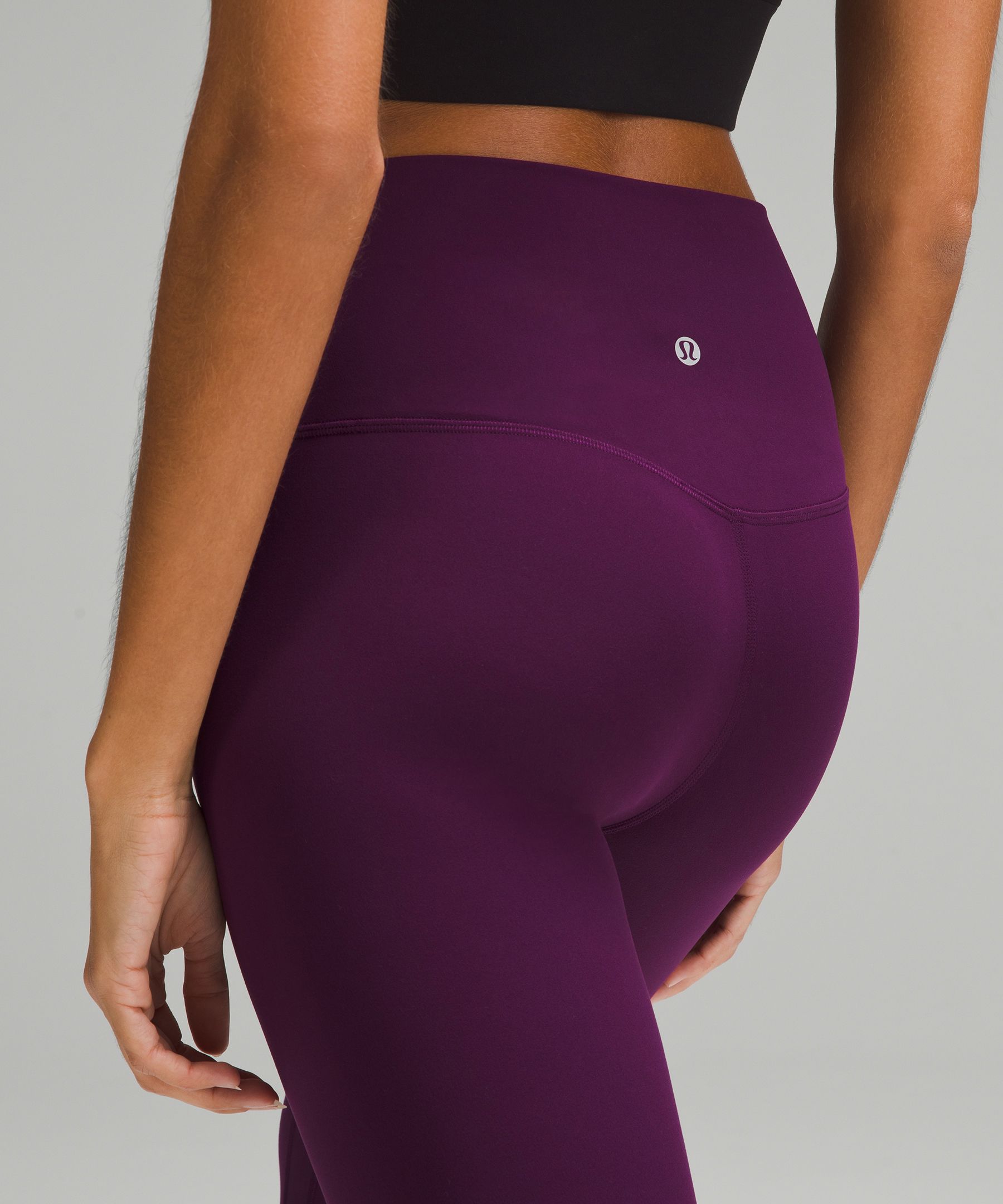Lululemon align crop leggings size 6 21” purple , Women's Fashion