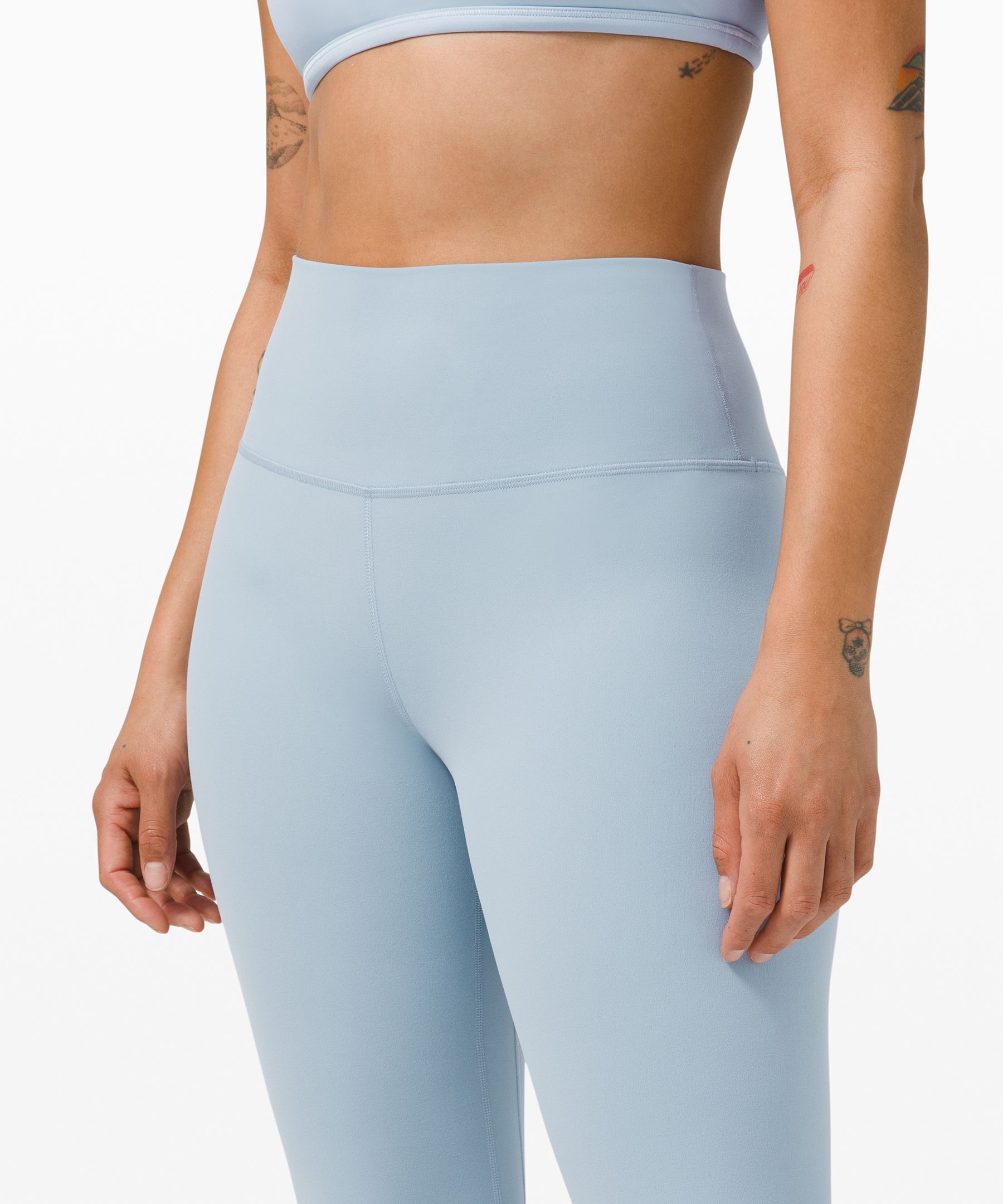 Lululemon Align Crop 23 with pockets (Iron Blue), Women's Fashion,  Activewear on Carousell