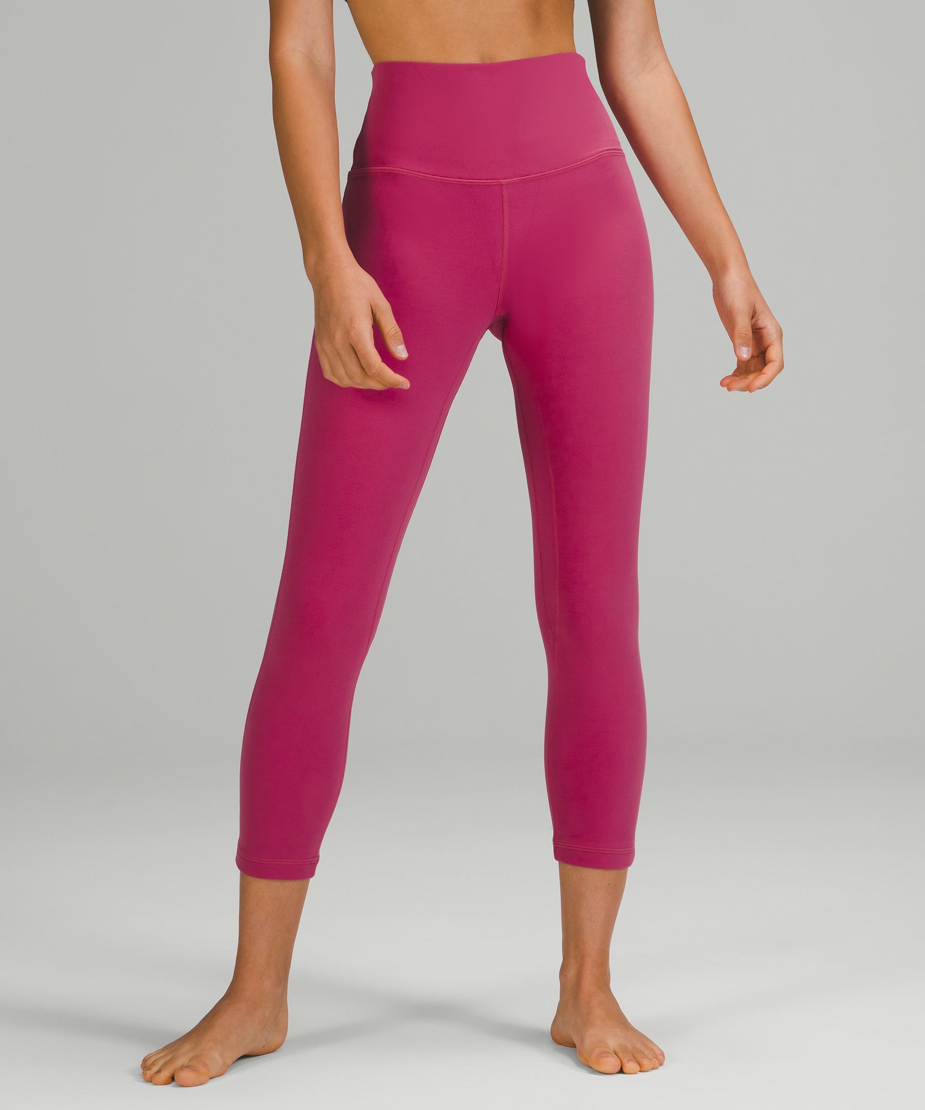 Lululemon Align™ High-rise Crop 23" In Pink Lychee