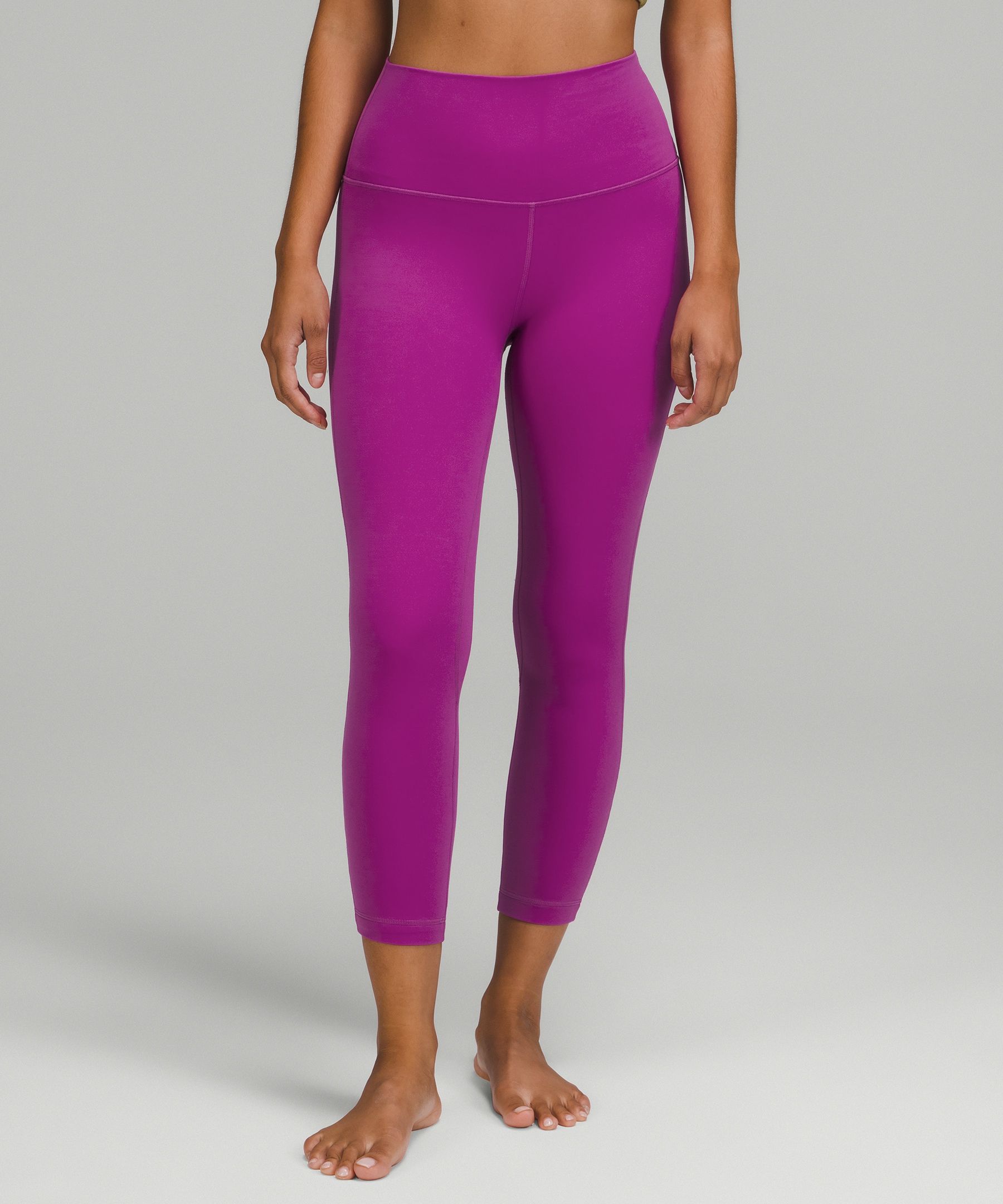 Lululemon Align™ High-rise Crop 21" In Vivid Plum