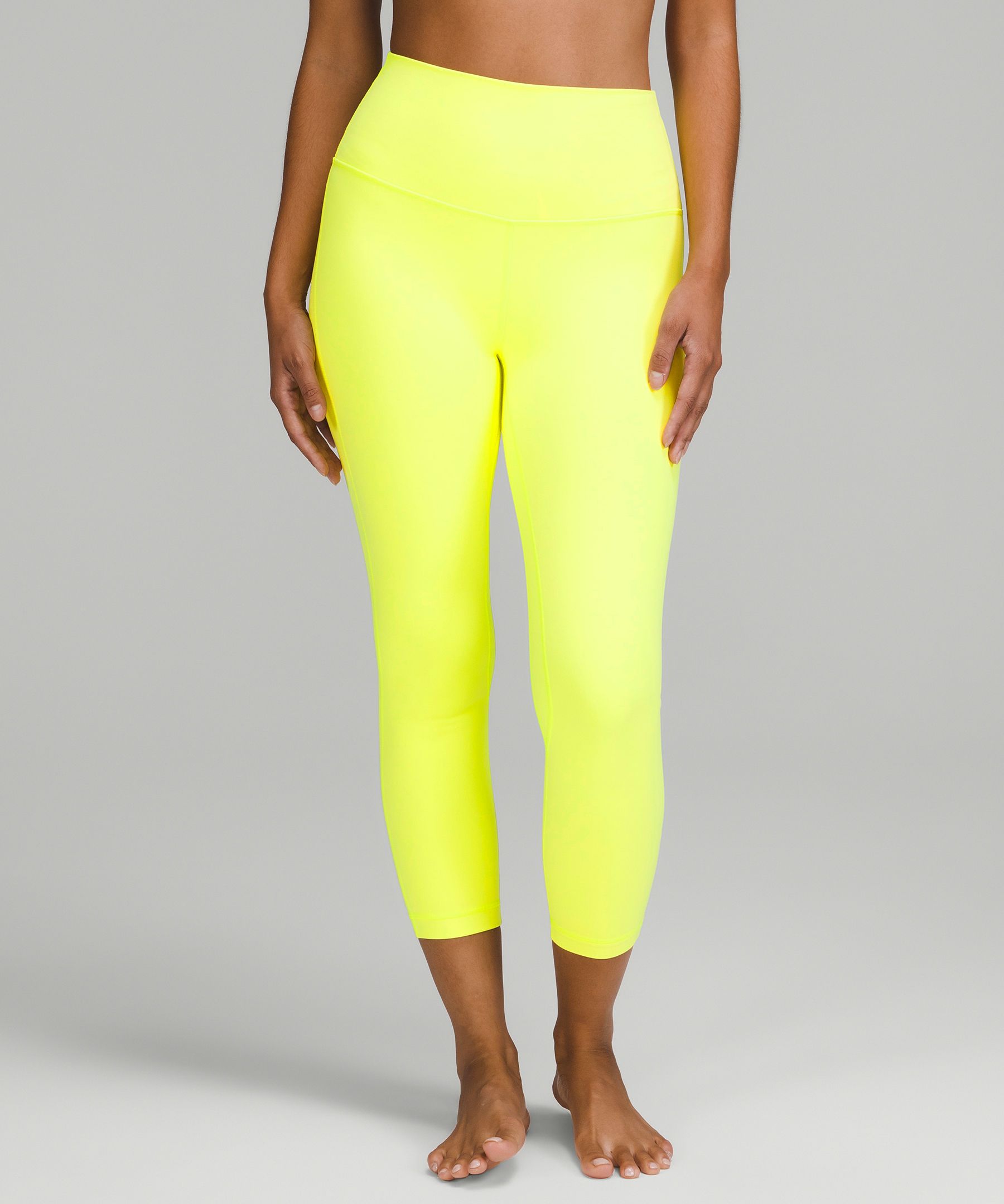 Lululemon Align™ High-rise Crop 23" In Electric Lemon