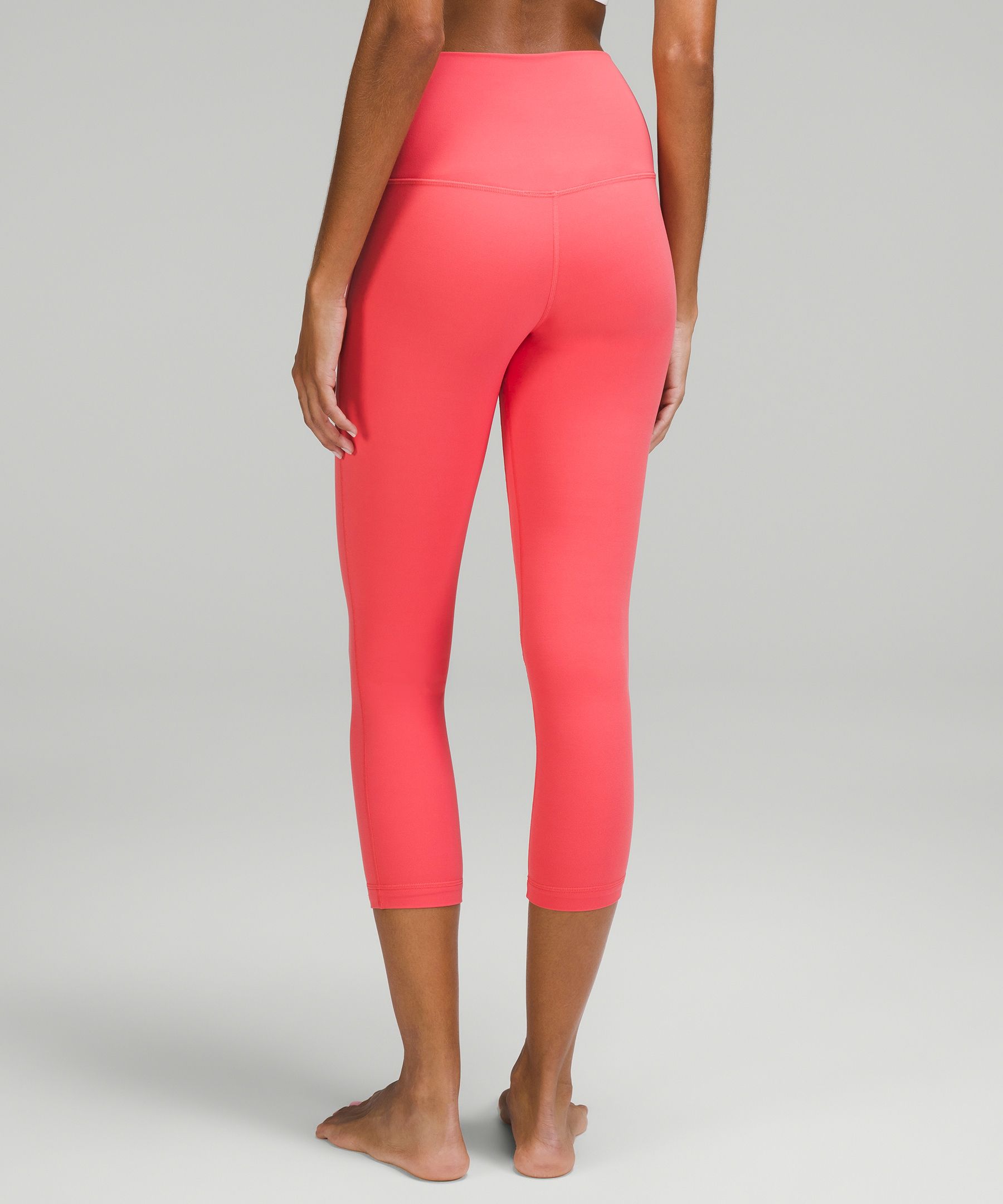 lululemon athletica, Pants & Jumpsuits, Lululemon Cropped Capri Leggings  Capri Size 6 Grey Coral Ruched Side Detail