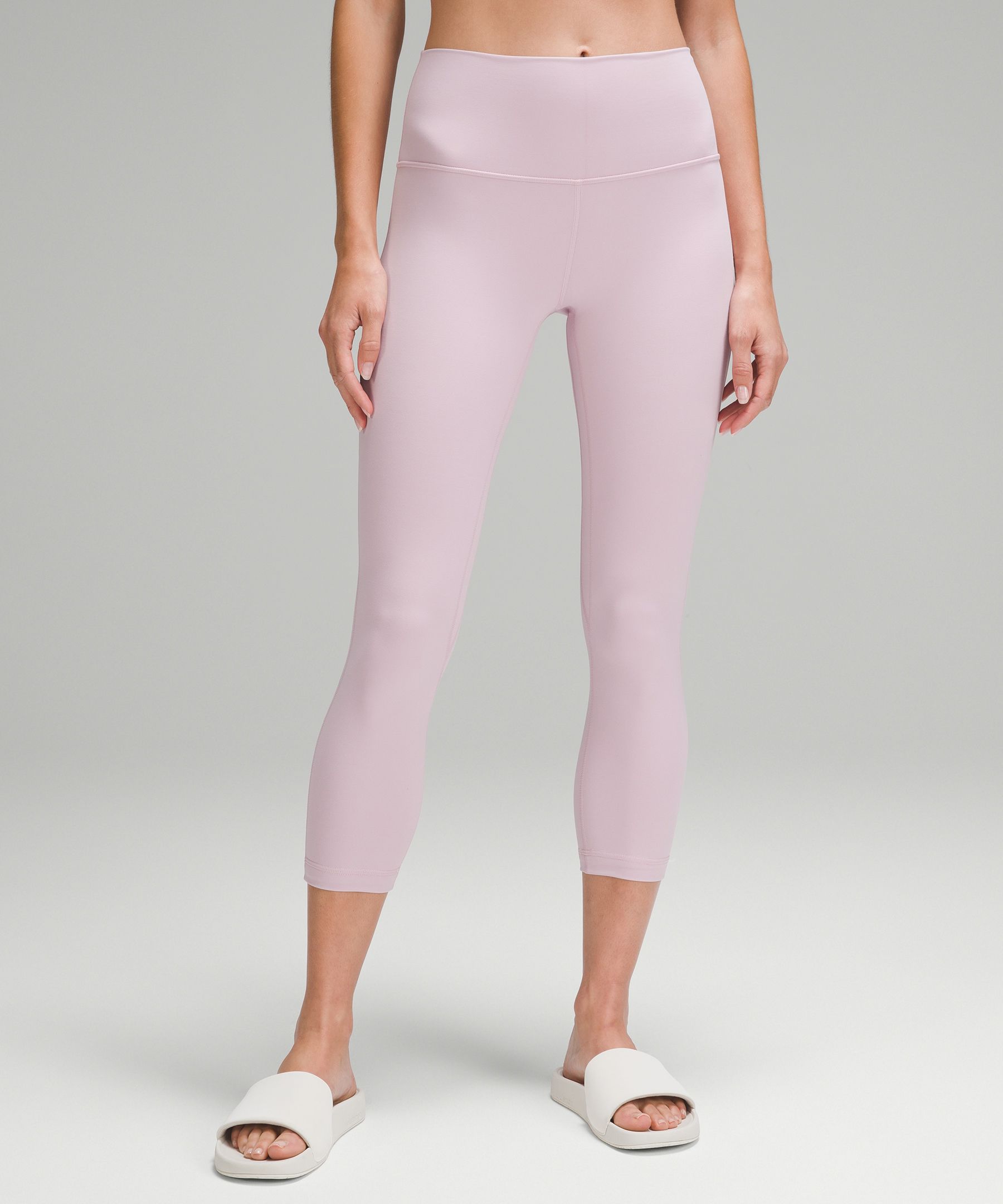 Sonic pink Align legging size 6 and white wunder train strappy