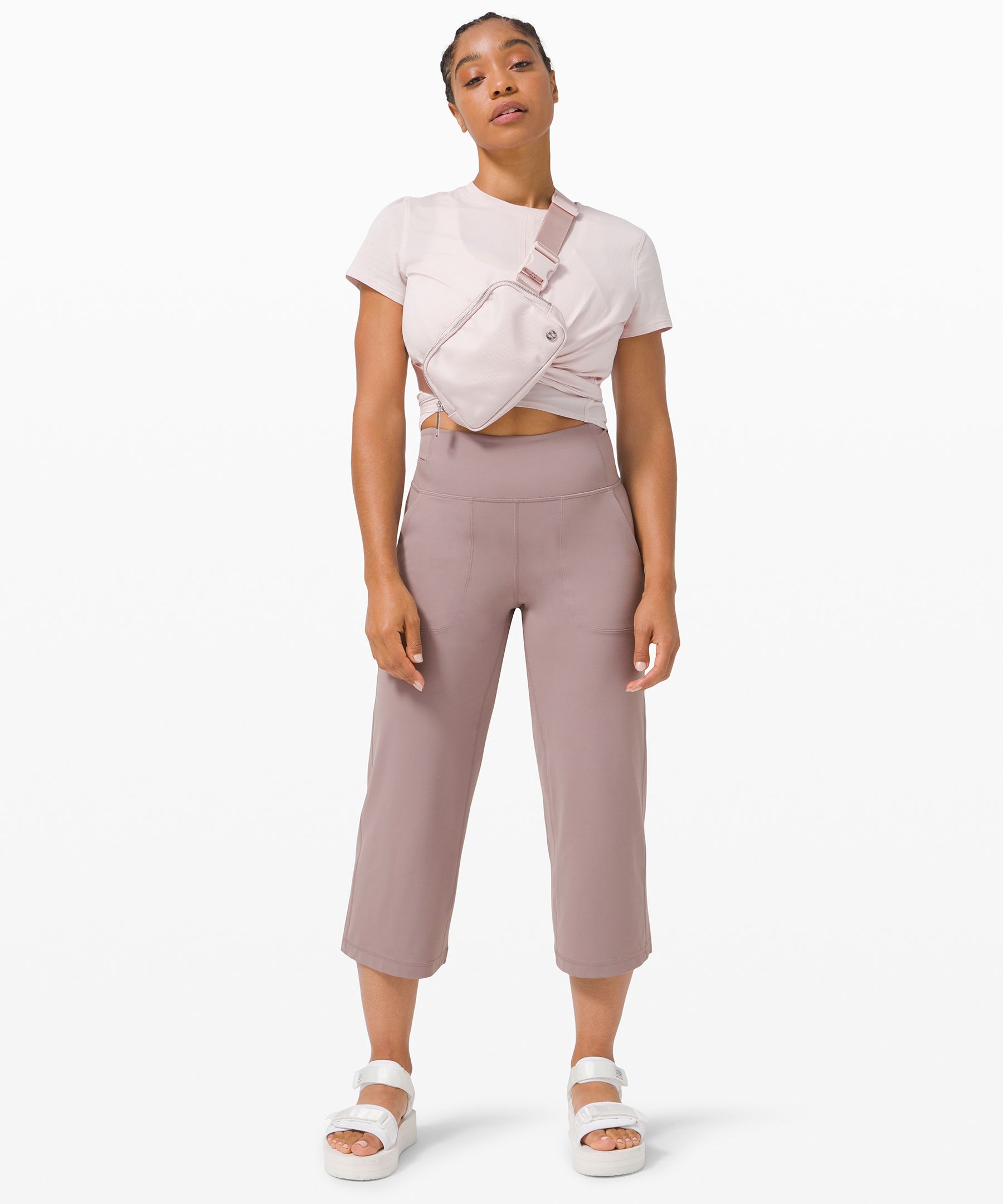 Lululemon Align Wide Leg Crop  Wide leg crop, Card sleeve, Lululemon align