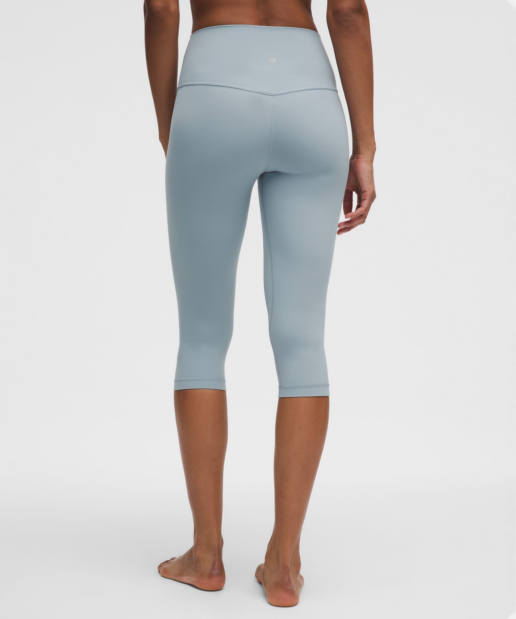 lululemon ハイウエスト ヨガパンツ ライトブルー ルルレモン Align™ ハイライズクロップパンツ 17インチ | レギンス