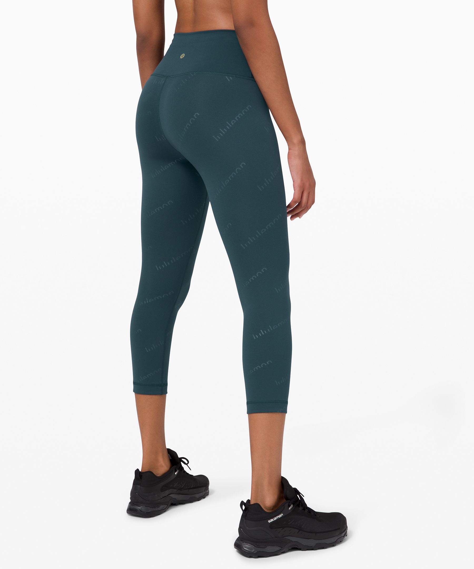 Lululemon Wunder Train High-rise Crop 21 In Black