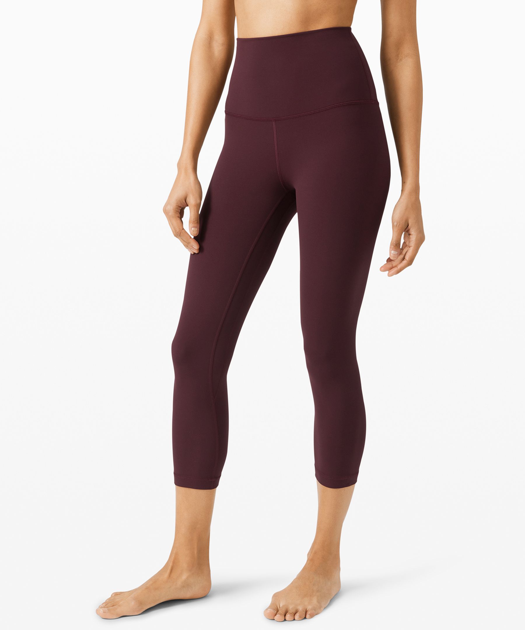 Lululemon Align™ Super-high-rise Crop 21" In Cassis