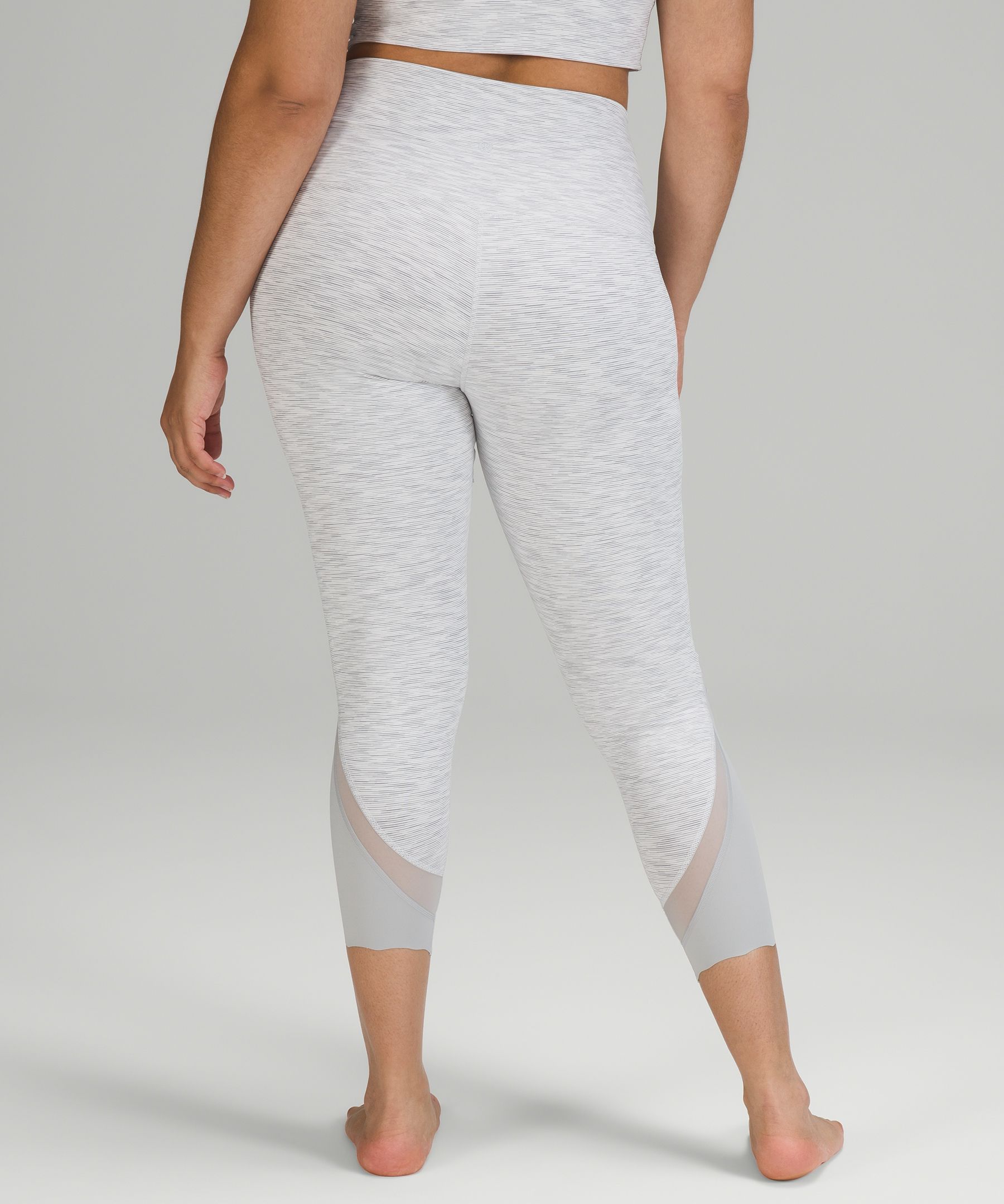 Lululemon Wunder Under Crop High-Rise *Roll Down Scallop Full-On