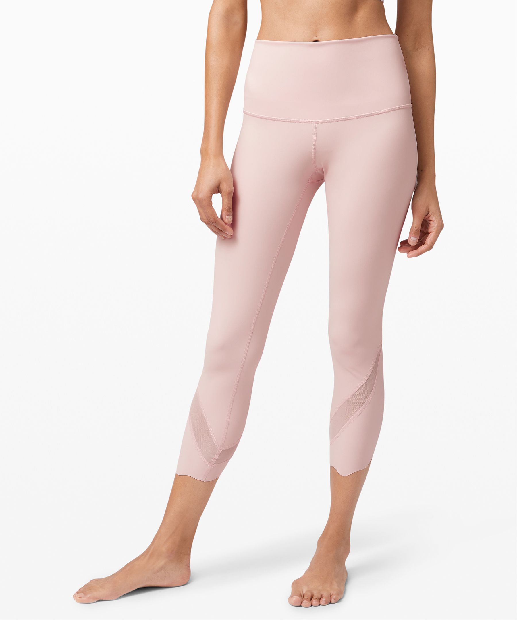 Lululemon Wunder Under Crop High-Rise *Roll Down Scallop Full-On Luxtreme  23 – I BUY YOGA