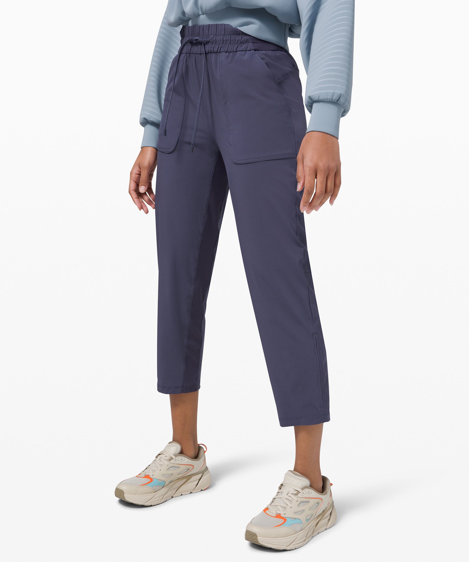 Lululemon Beyond The Studio Crop In Navy